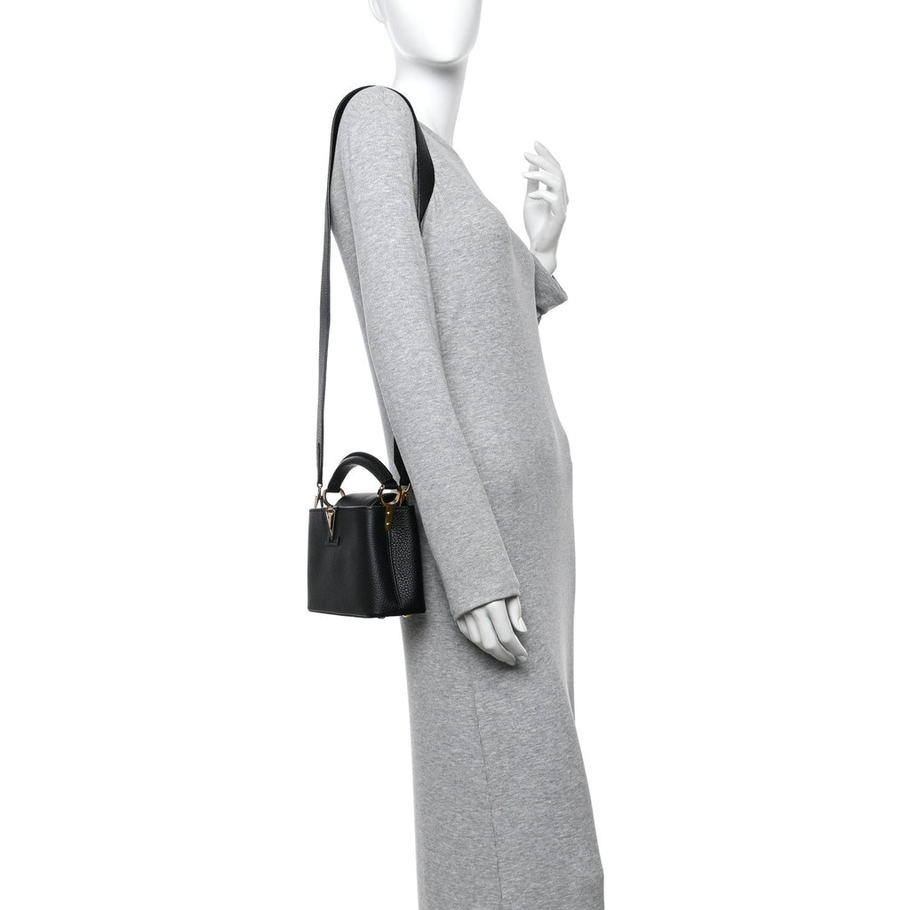 Taurillon Mini Capucines Black