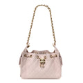 Caviar Quilted Mini Chanel 25 Handbag Light Pink