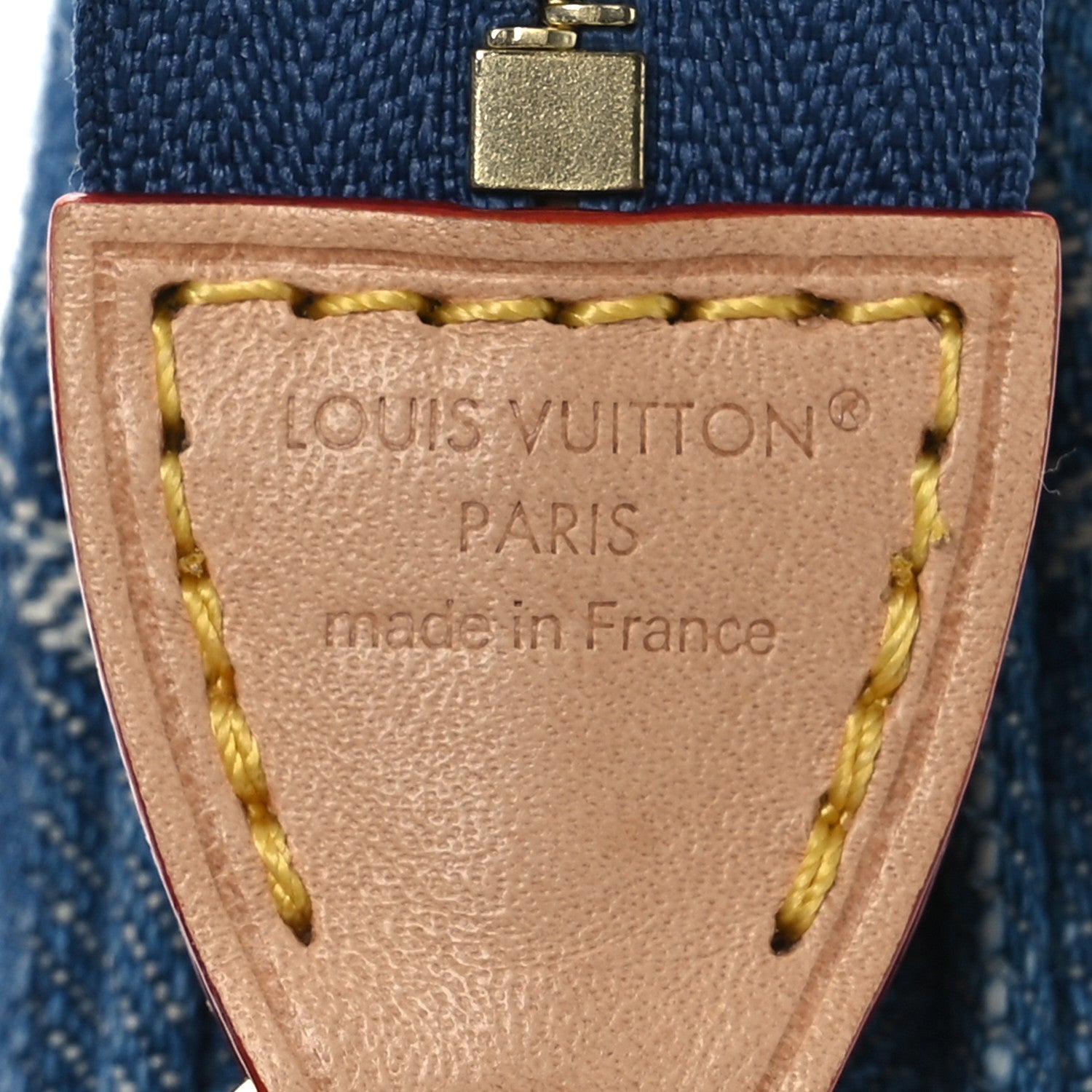 LV X TM Monogram Denim Cerises Pochette Accessories Blue