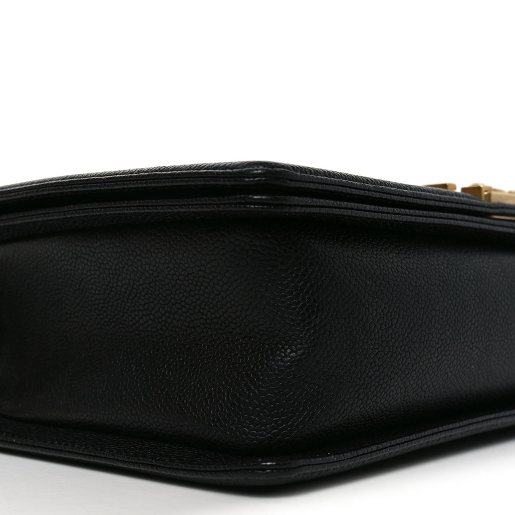 Caviar Quilted New Medium Boy Flap Black