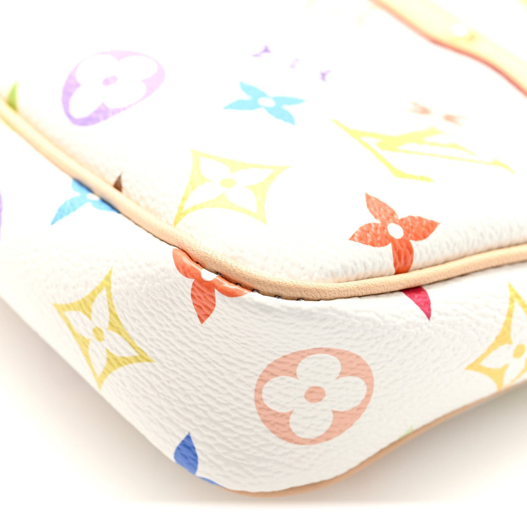 LV X TM Monogram Multicolor Pochette Accessories White