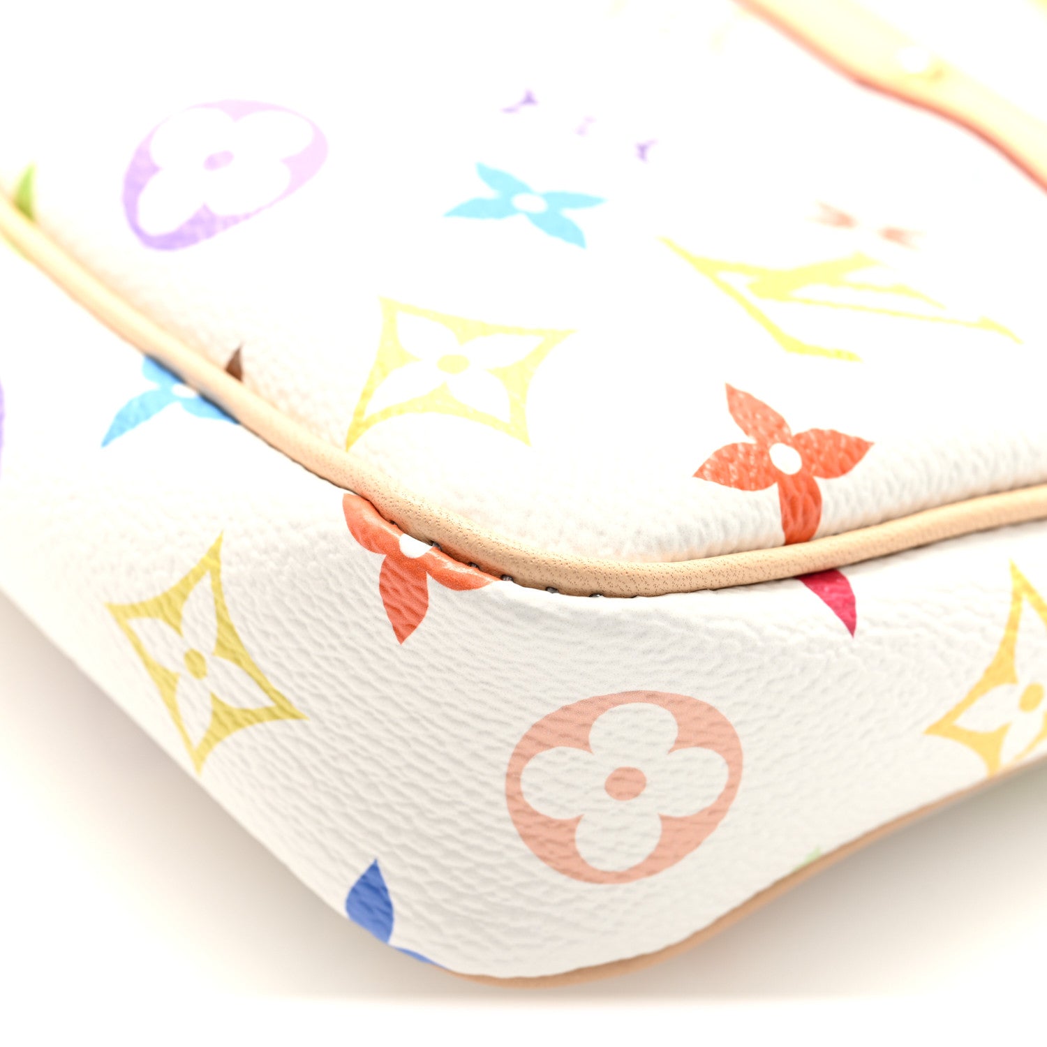 LV X TM Monogram Multicolor Pochette Accessories White