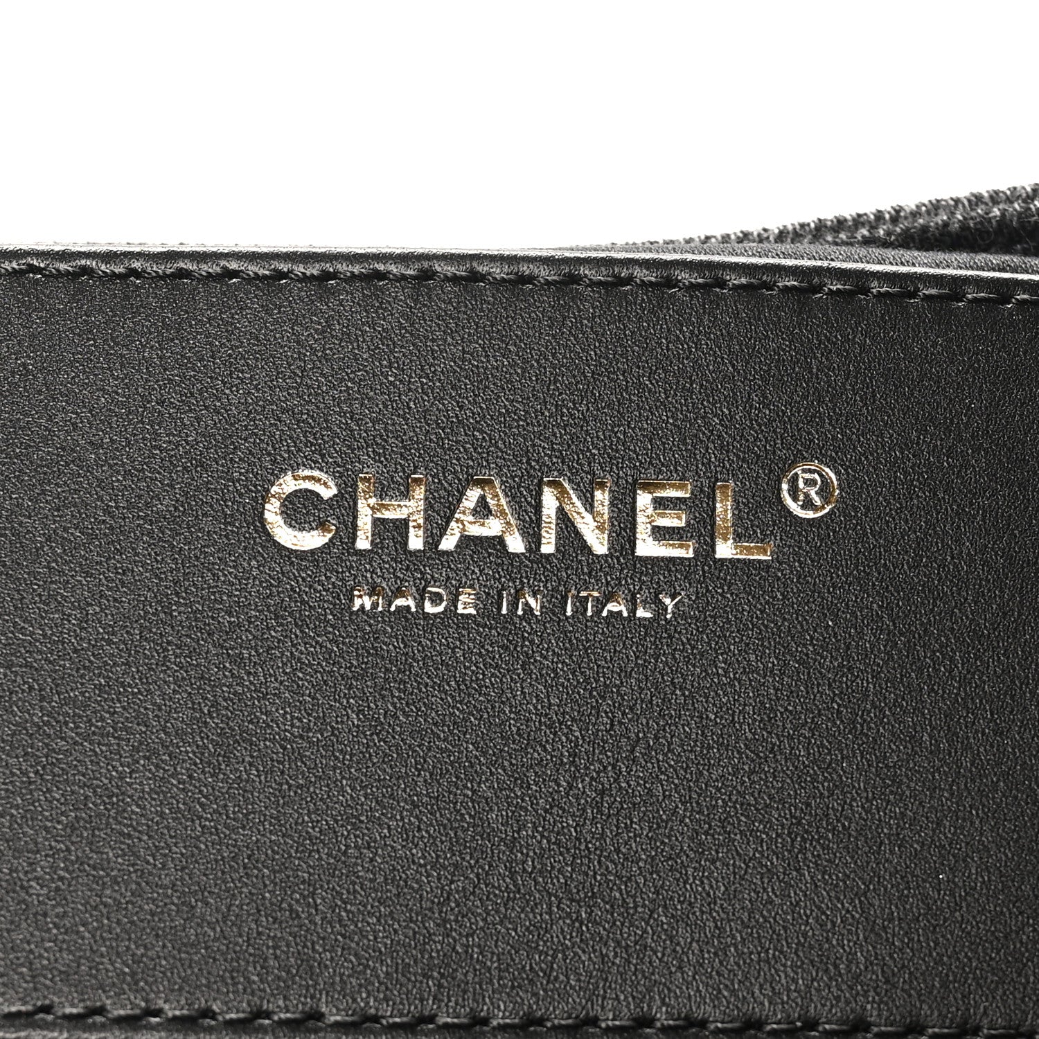 Washed Denim Quilted Small Chanel 25 Handbag Black