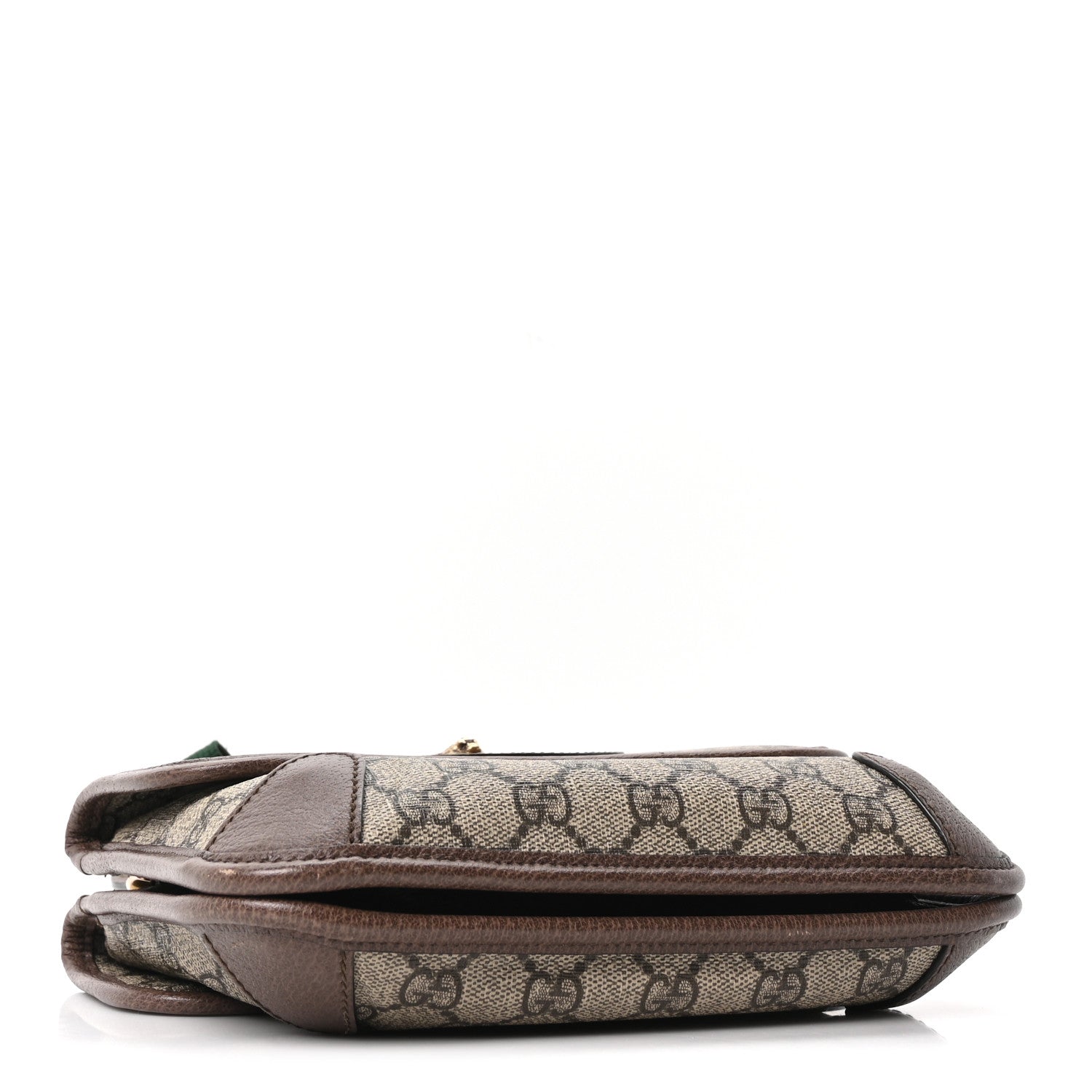 GG Supreme Monogram Web Small Neo Vintage Double Flap Messenger Bag Beige New Acero