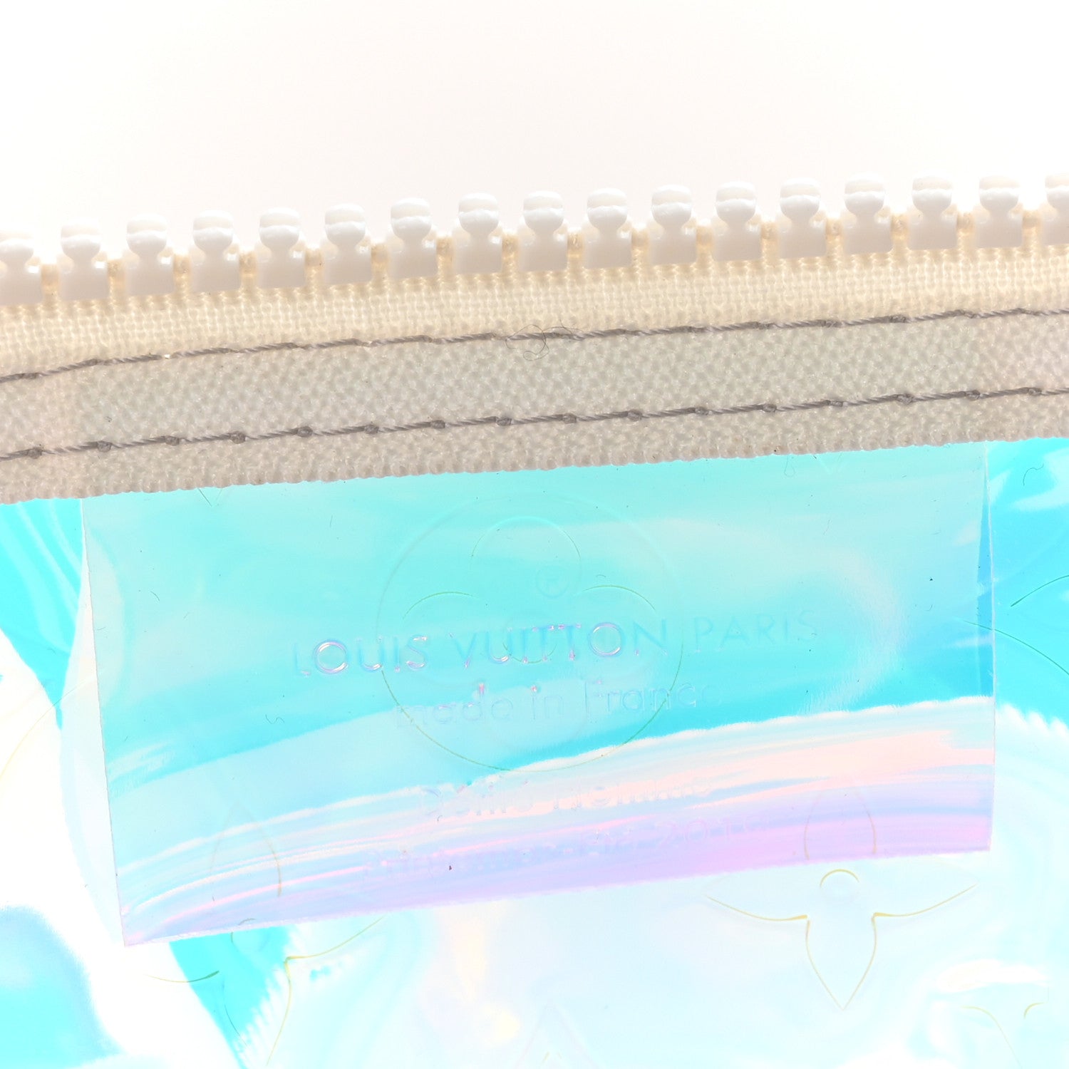 PVC Monogram Keepall Bandouliere 50 Iridescent Prism