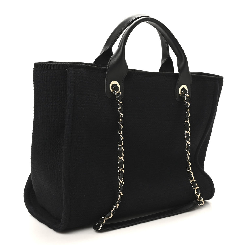 Mixed Fibers Small Deauville Tote Black