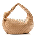 Nappa Intrecciato Small Jodie Hobo Almond