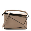 Calfskin Mini Puzzle Bag Sand