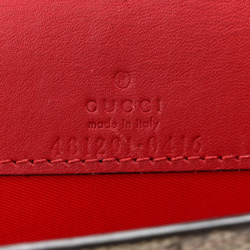 GG Supreme Monogram Mini Cherry Chain Bag