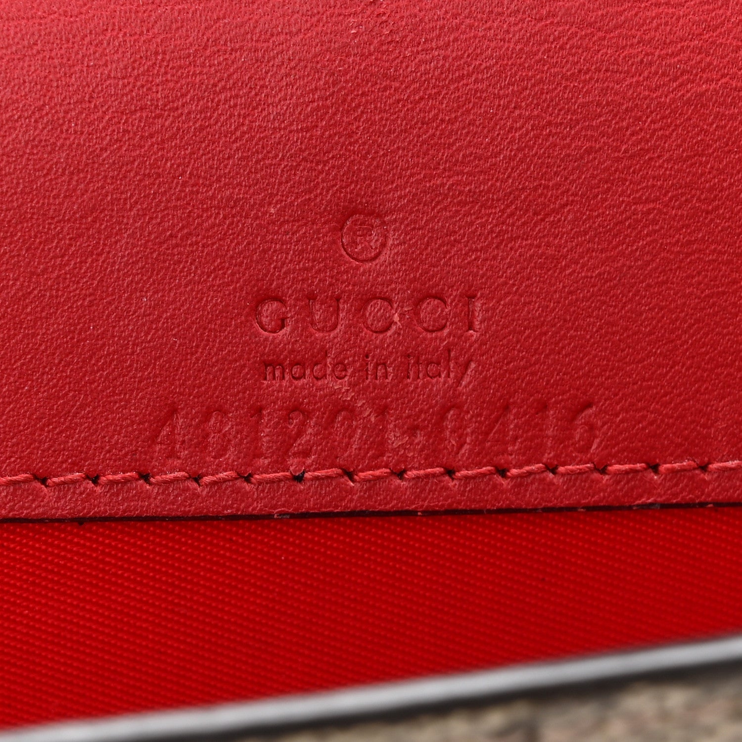GG Supreme Monogram Mini Cherry Chain Bag
