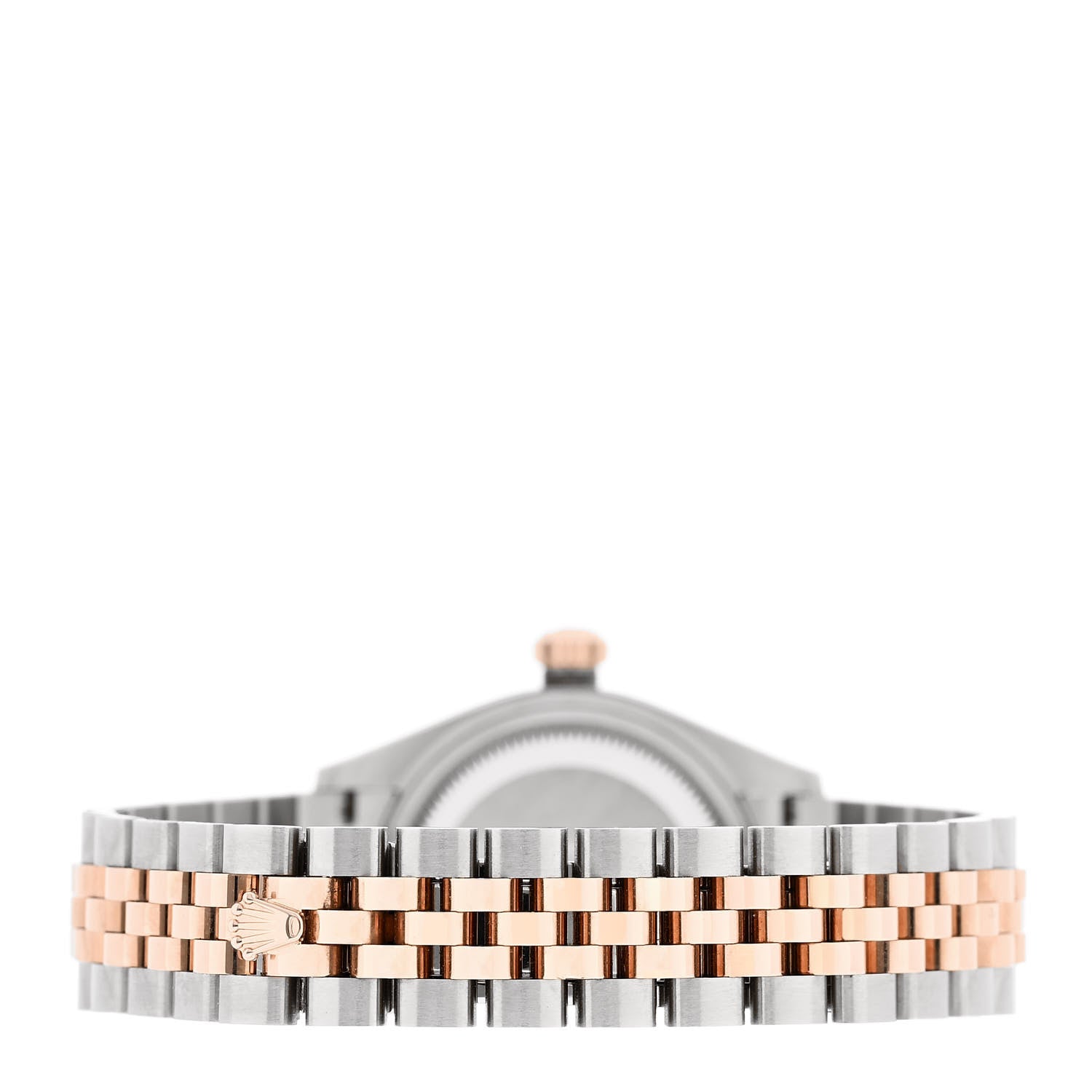 Stainless Steel 18K Everose Gold Diamond 28mm Oyster Perpetual Datejust Watch Chocolate 279171
