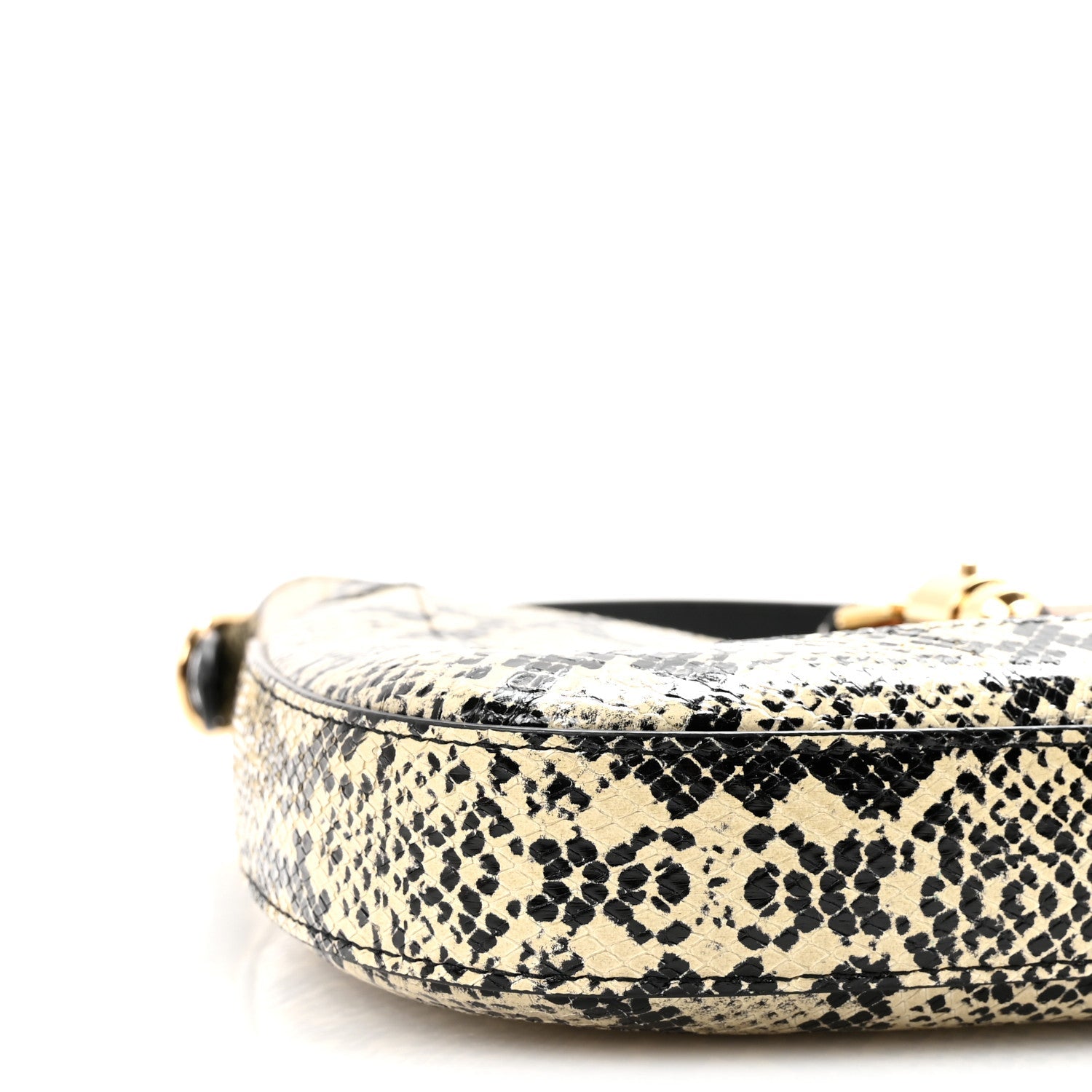 Snakeskin Small Jackie 1961 Hobo Black Beige