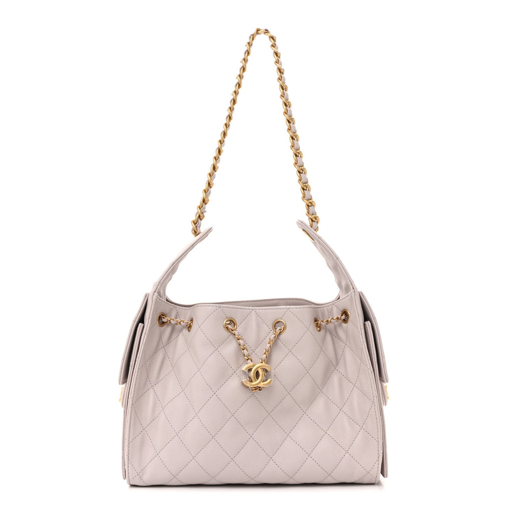 Caviar Quilted Small Chanel 25 Handbag Lilas Lilac