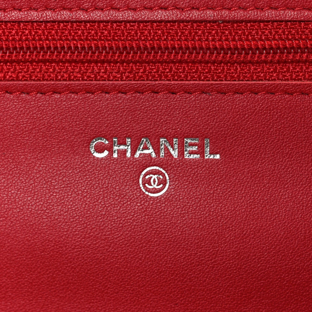 Caviar Timeless CC Wallet on Chain WOC Red