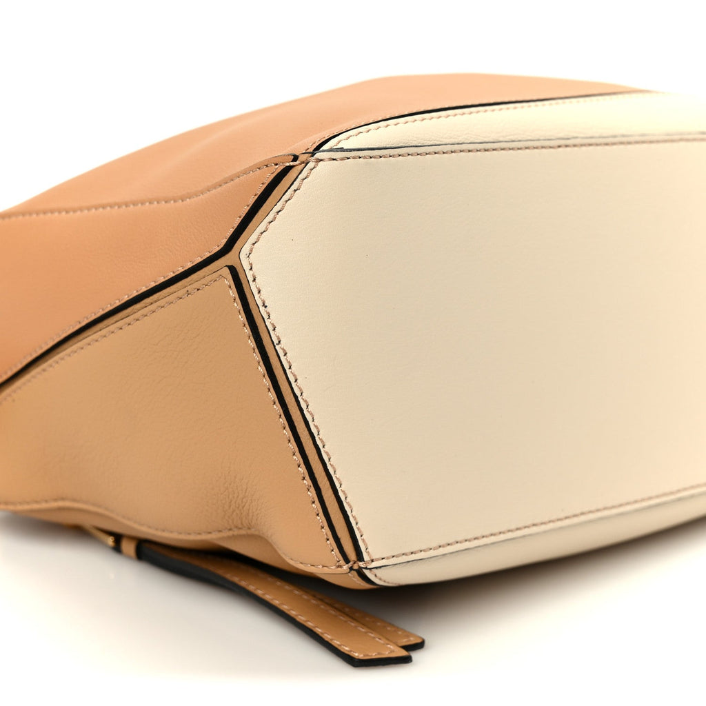 Calfskin Small Puzzle Bag Dune Warm Desert