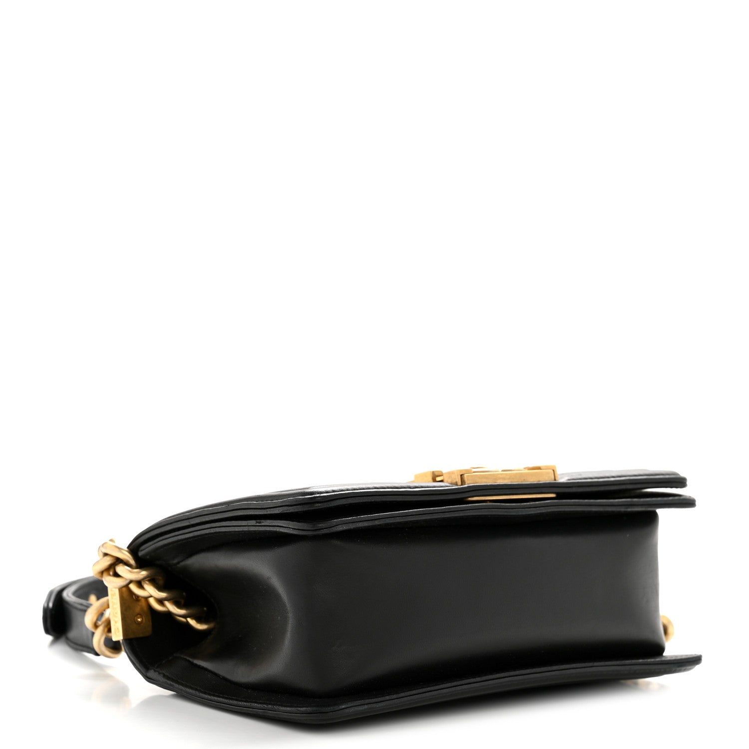 Galuchat Stingray Small Boy Flap Black