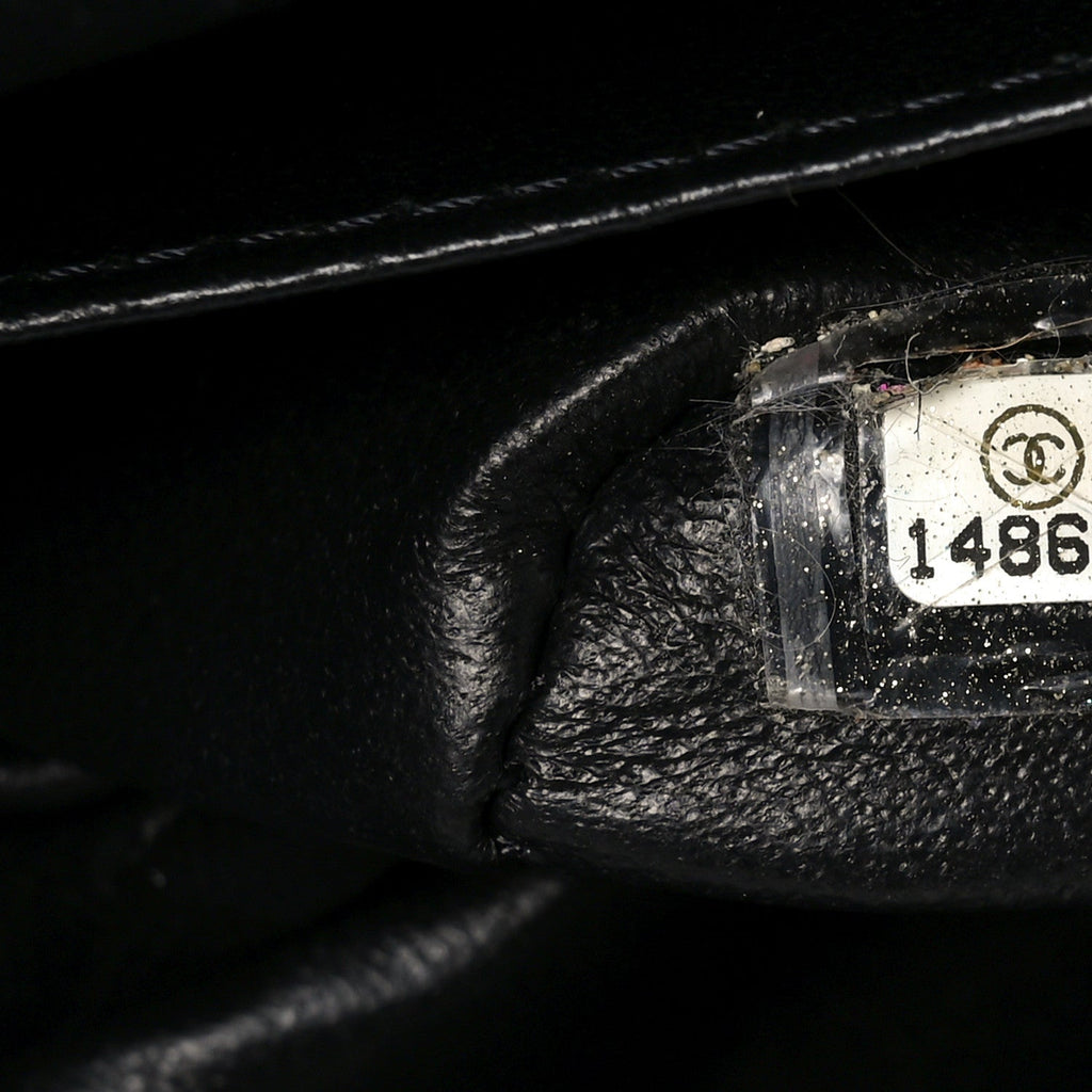 Lambskin Quilted Jumbo Double Flap So Black