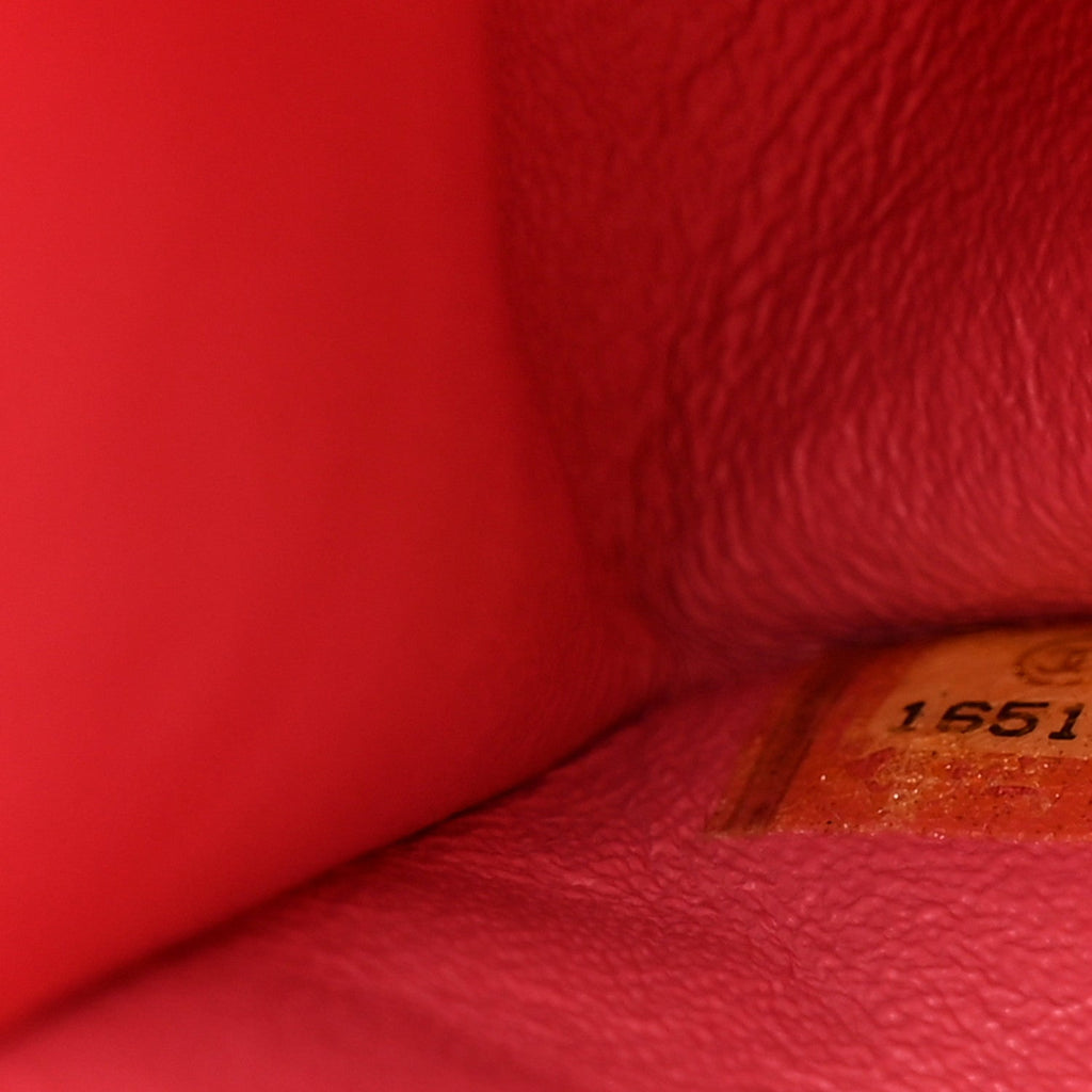 Lambskin Quilted Jumbo Double Flap Pink