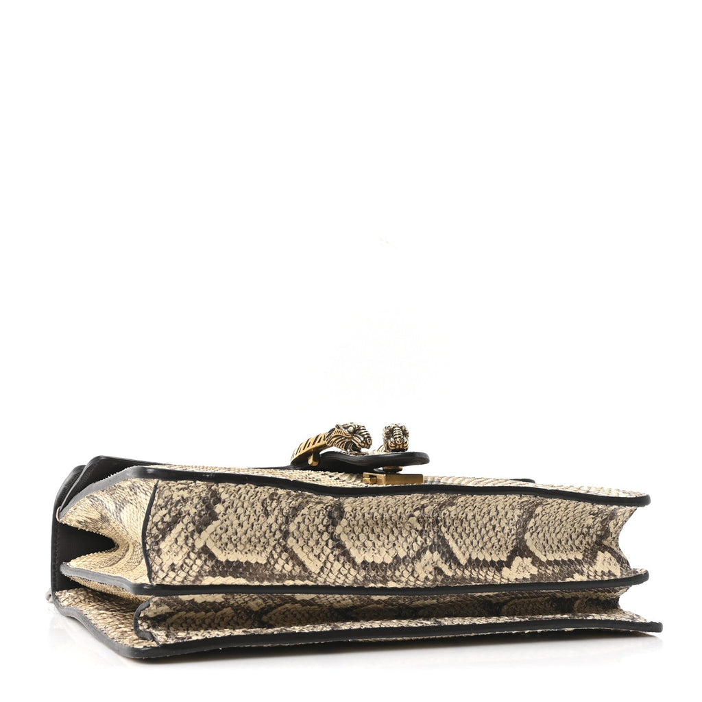 Snakeskin Web Medium Dionysus Shoulder Bag Natural