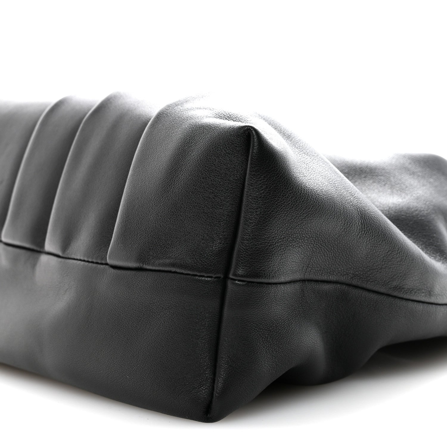 Mellow Nappa Draped Tote Black