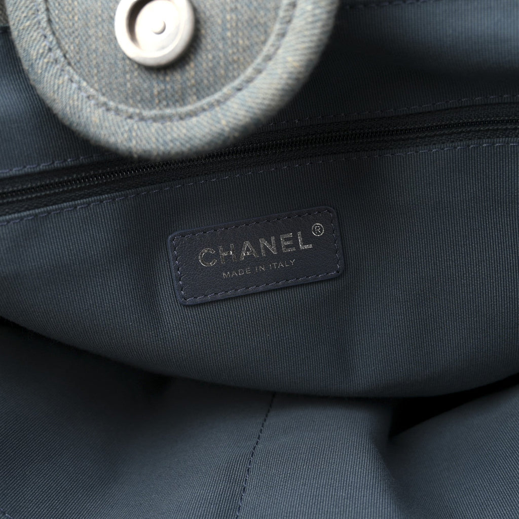 Denim Medium Deauville Tote Light Blue