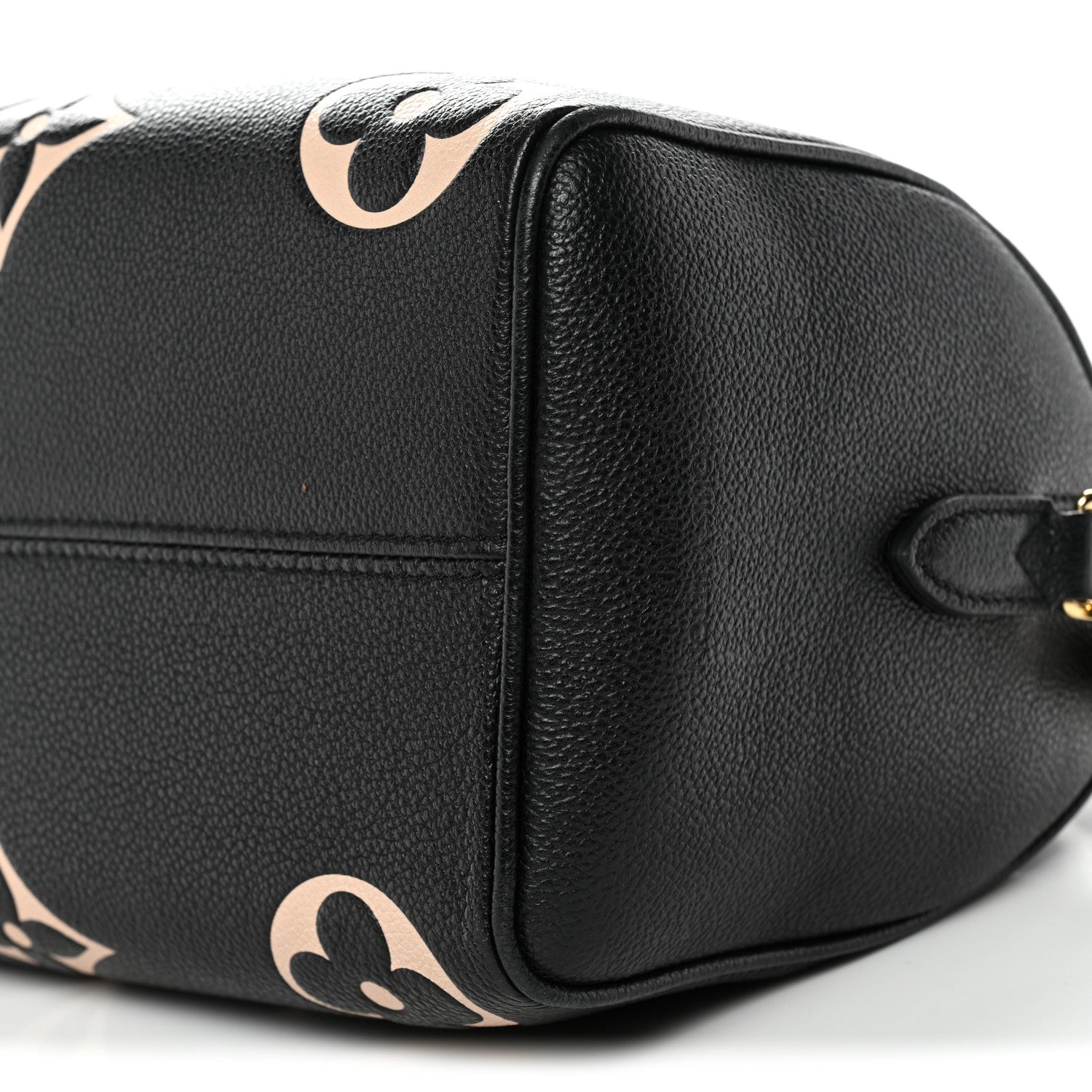 Empreinte Monogram Giant Speedy Bandouliere 25 Black Beige