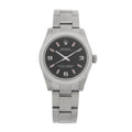 Stainless Steel 31mm Oyster Perpetual Watch Black 177200