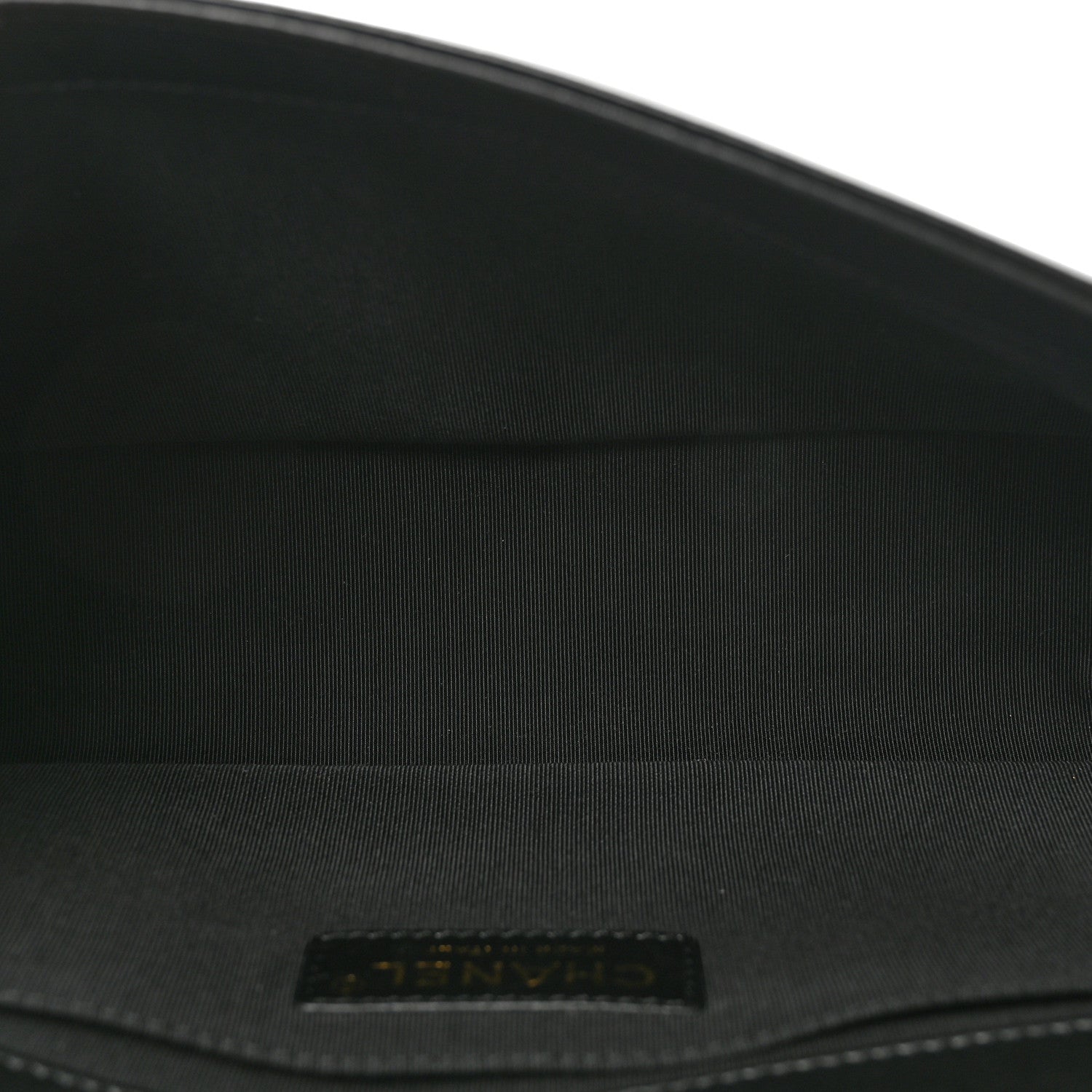Lambskin Quilted Medium Boy Flap Black