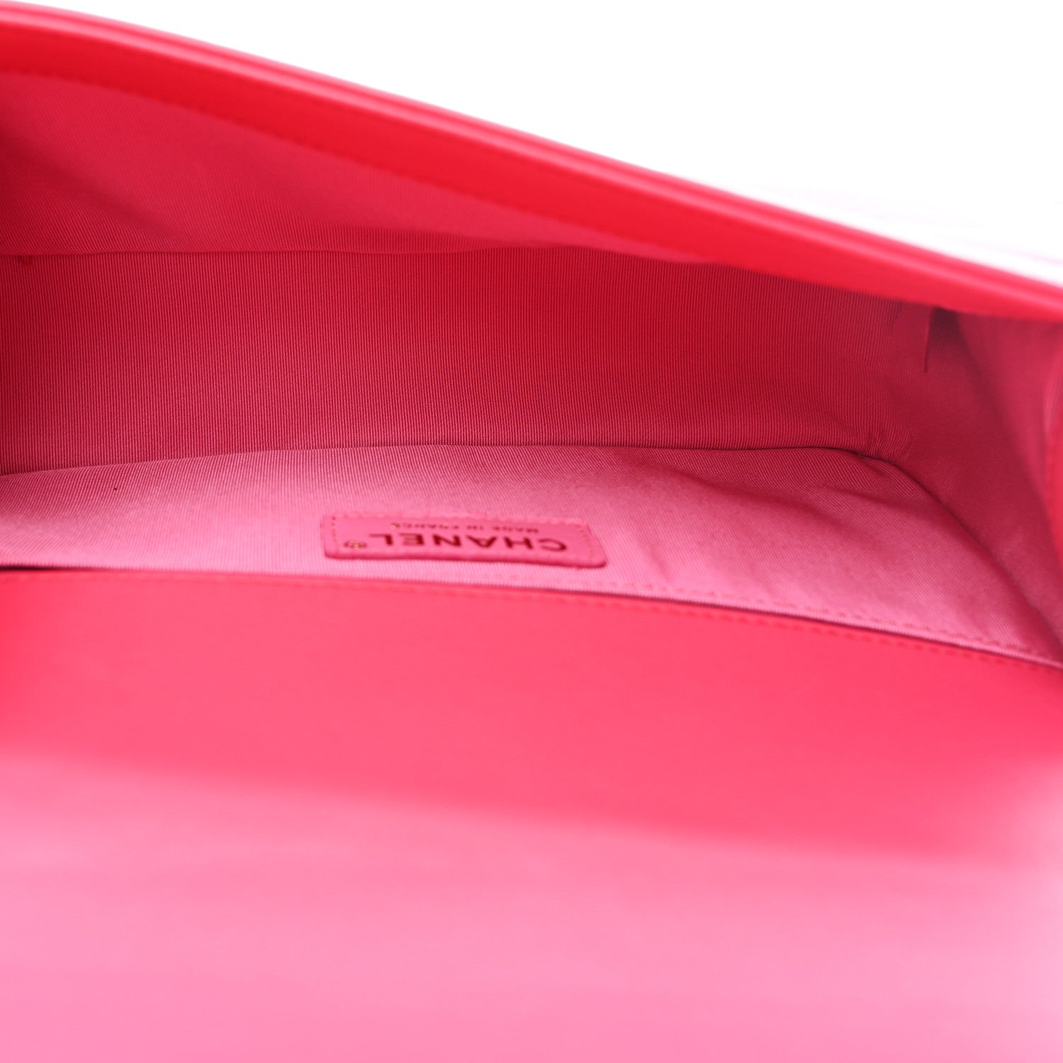 Lambskin Tweed Medium Boy Flap Fuchsia