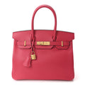 Epsom Birkin 30 Rose Extreme
