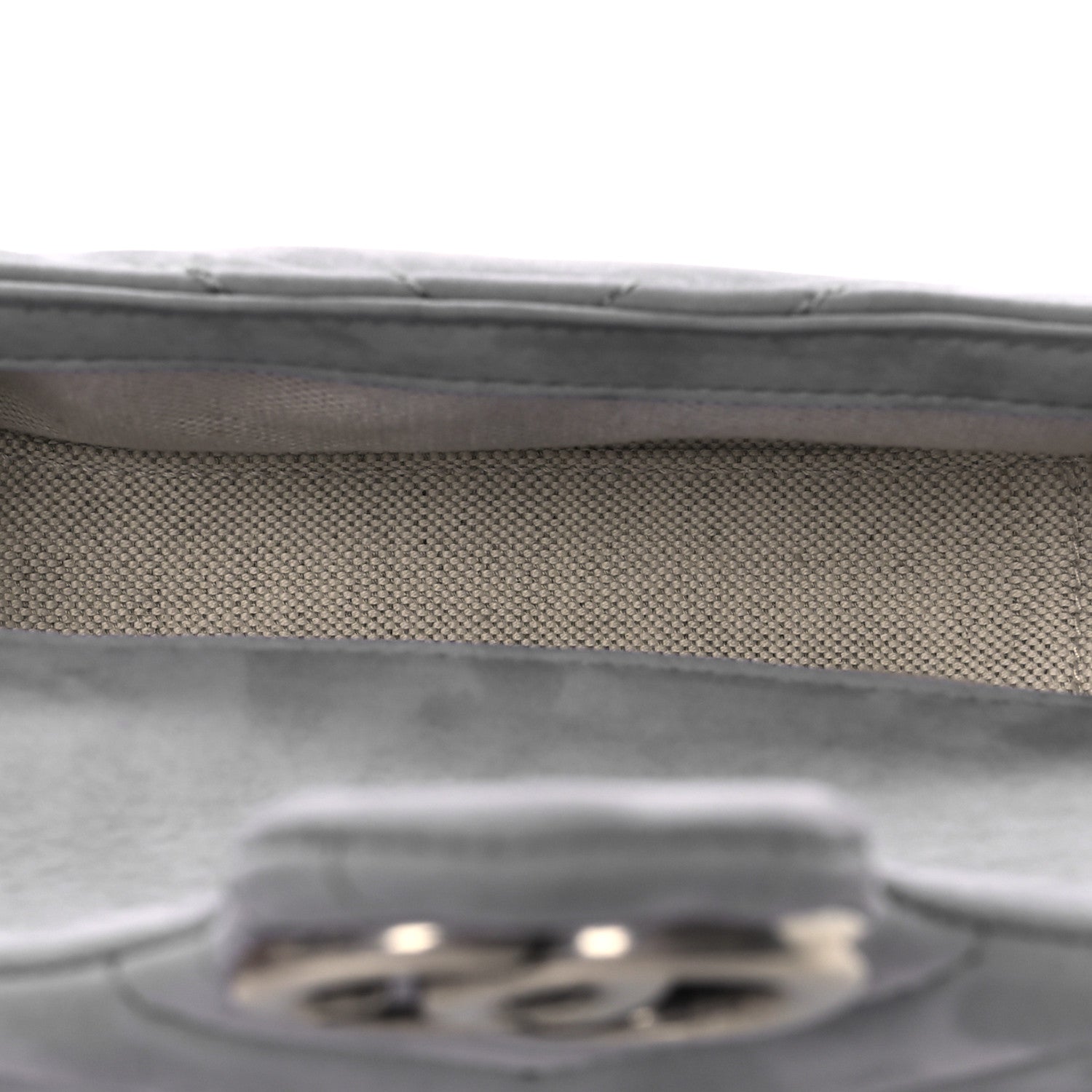 Nubuck Matelasse Mini GG Marmont Shoulder Bag Grey