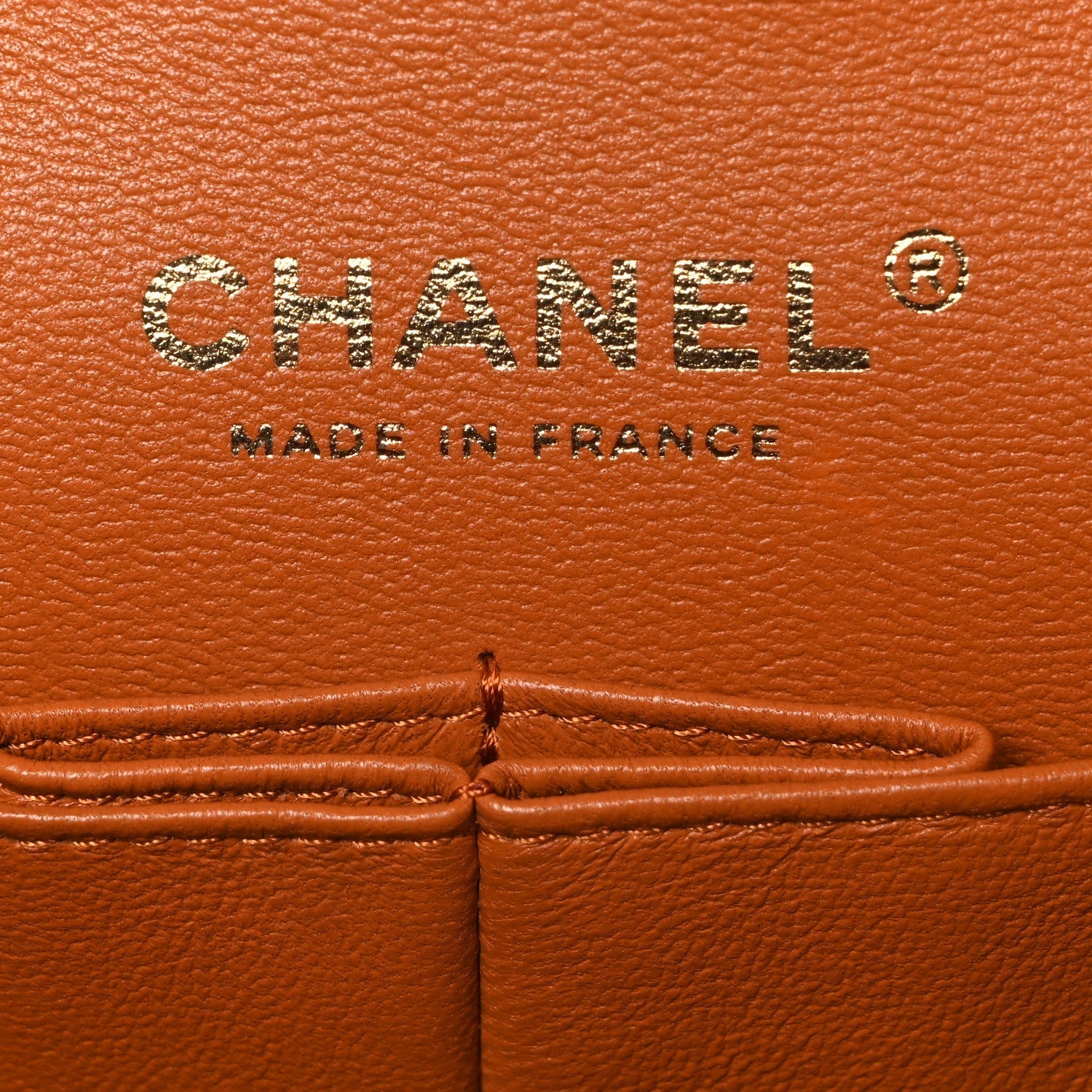 Caviar Quilted Small Double Flap Light Brown