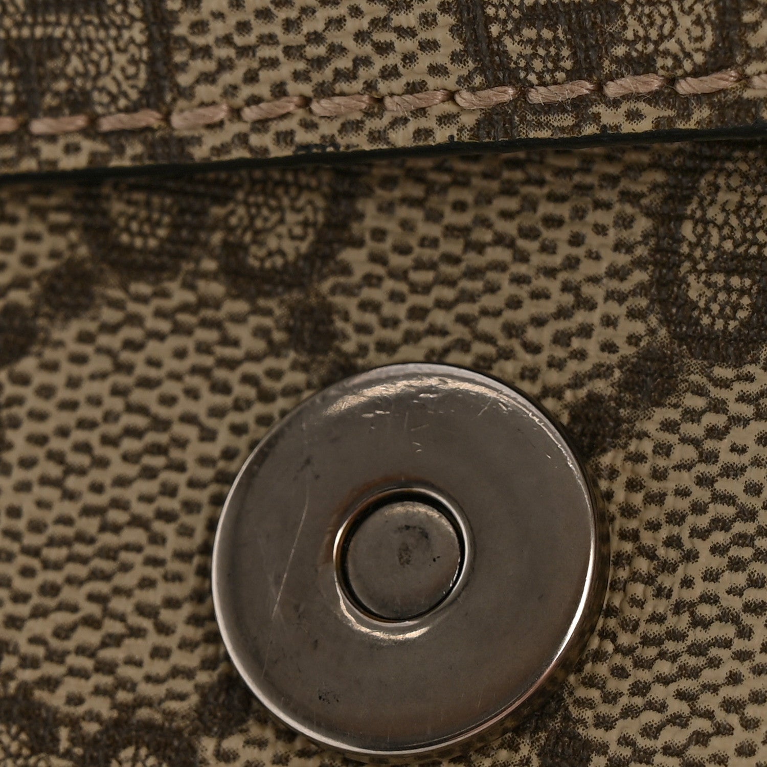 GG Supreme Monogram Web Flap Messenger Bag Black