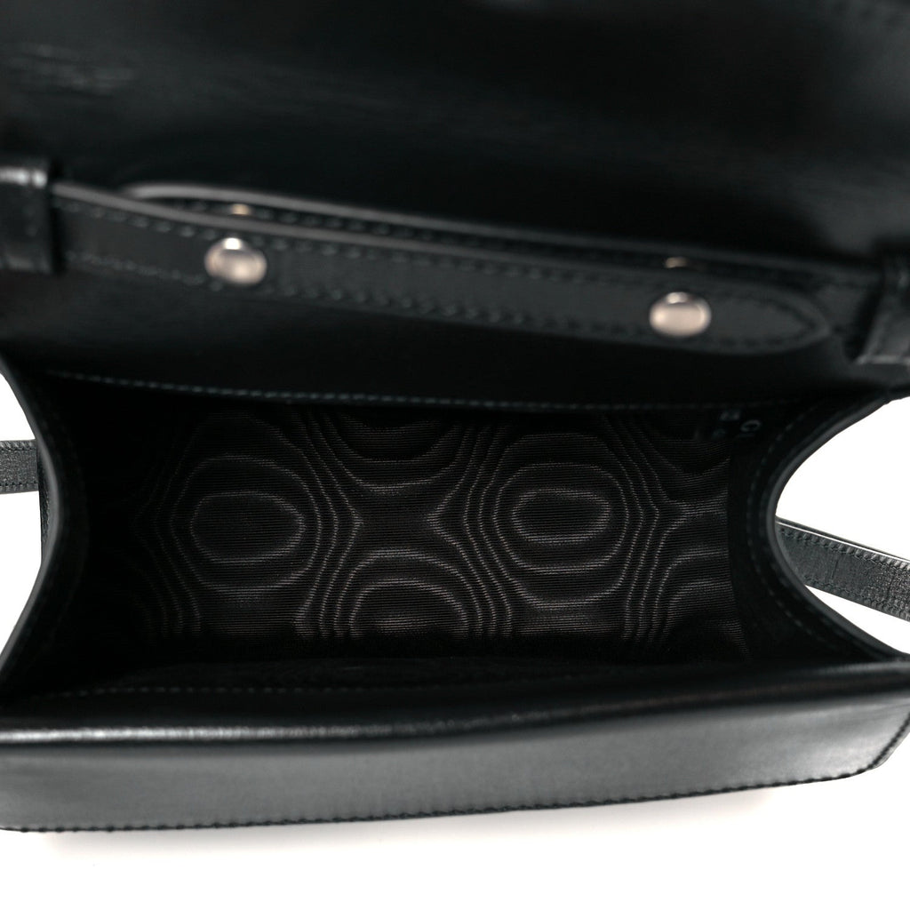 Satin Crystal GG Monogram Mini Dionysus Top Handle Bag Black