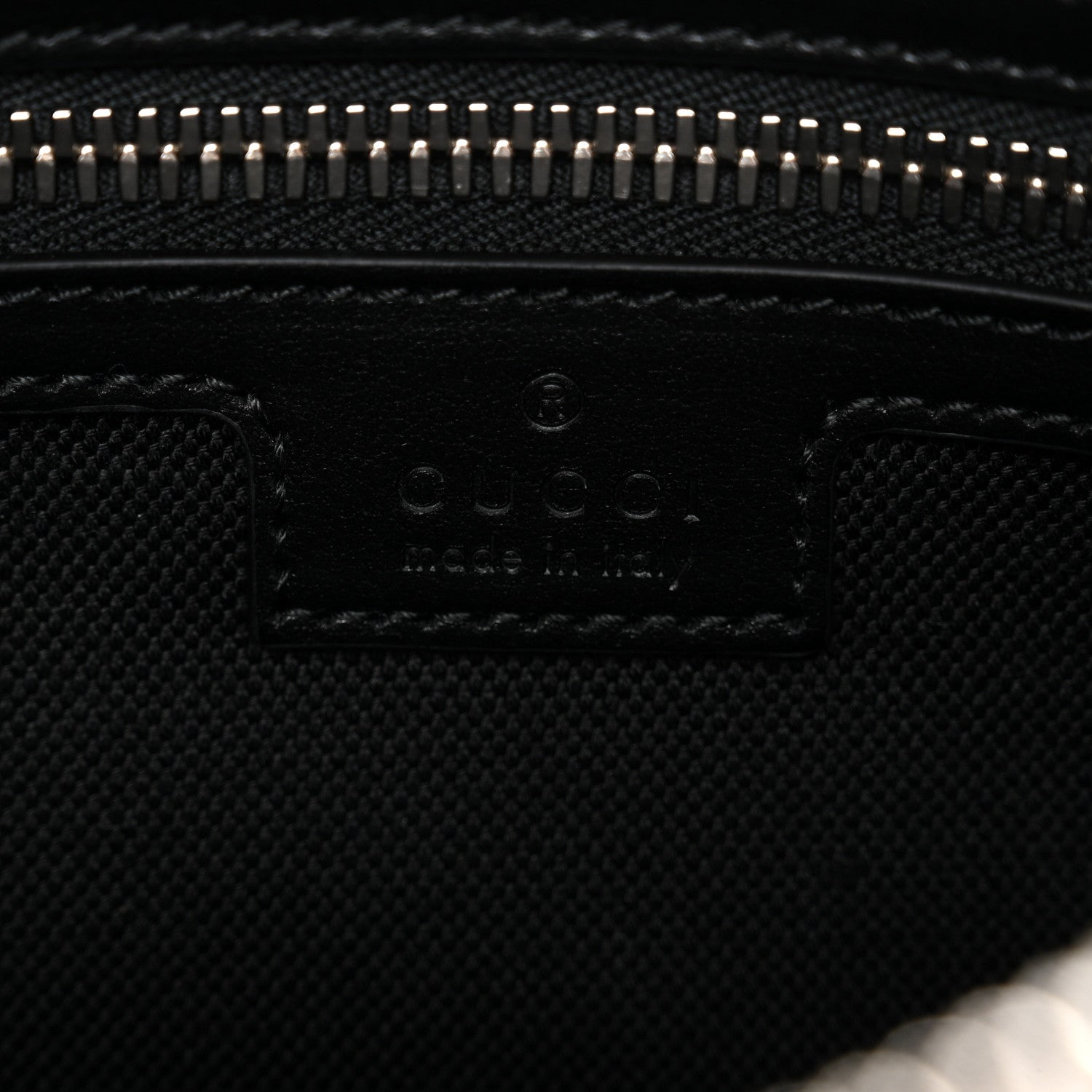 Soft GG Supreme Monogram Web Belt Bag Black Grey