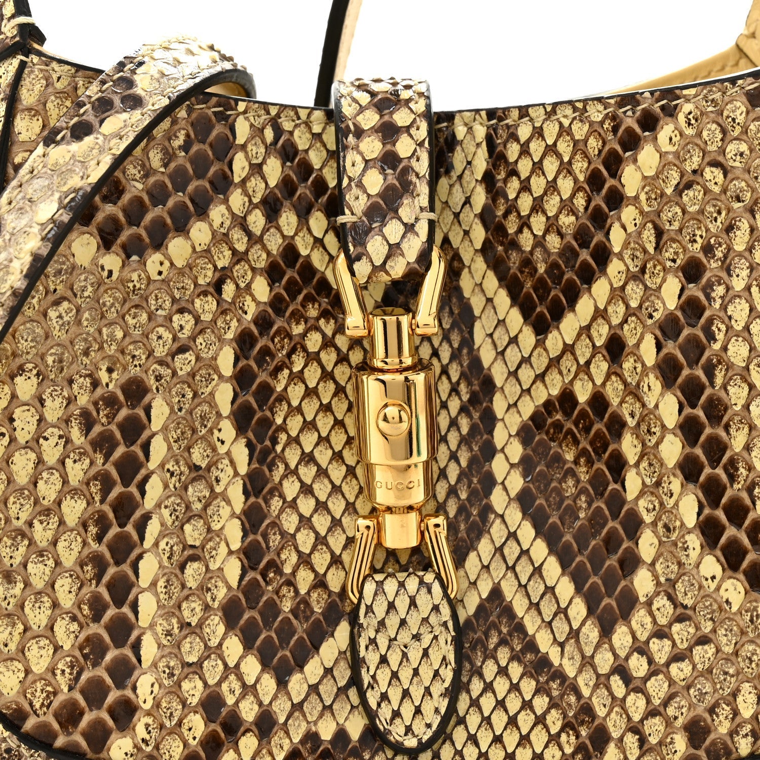Snakeskin Mini Jackie 1961 Hobo Beige