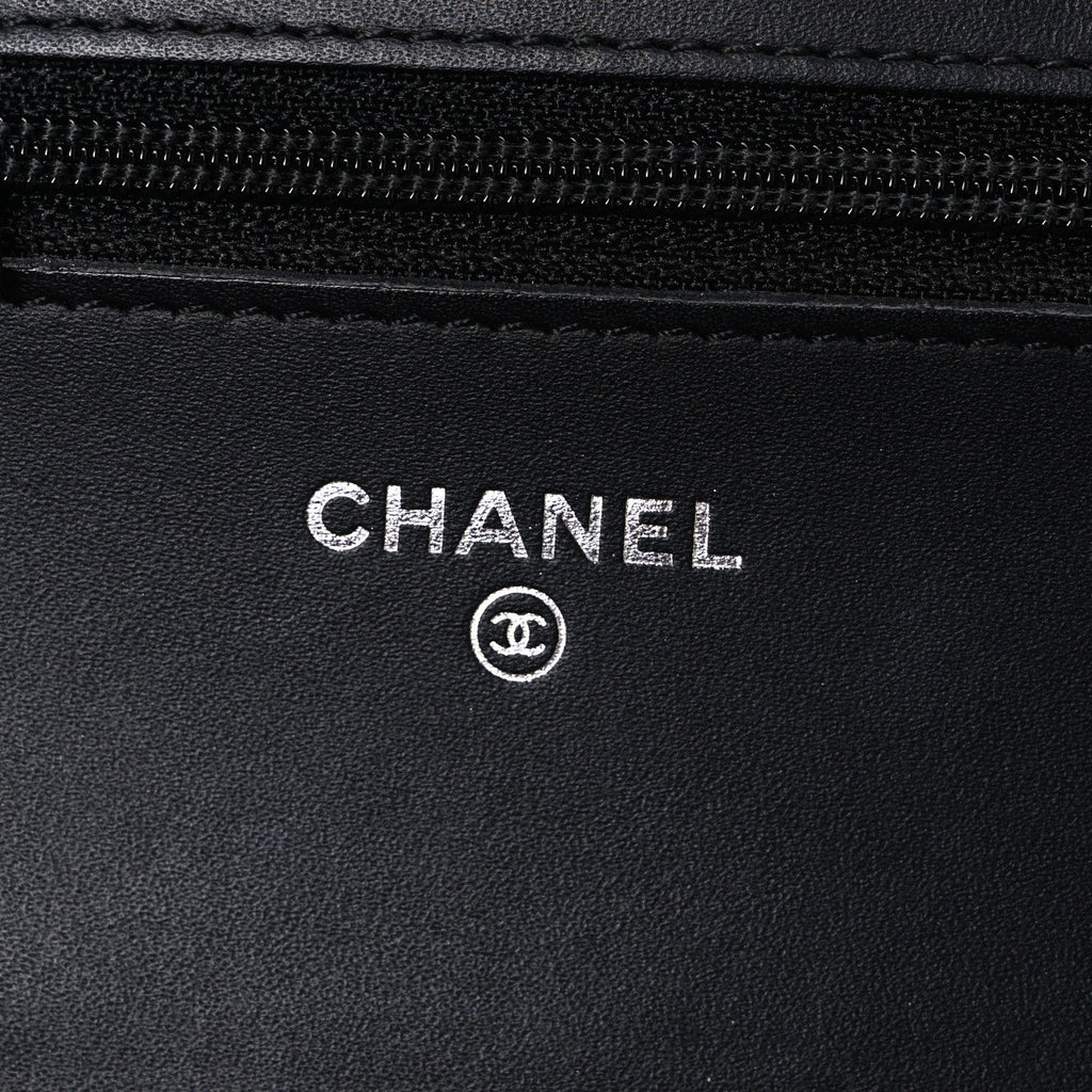 Glazed Aged Calfskin Reissue Wallet On Chain WOC So Black