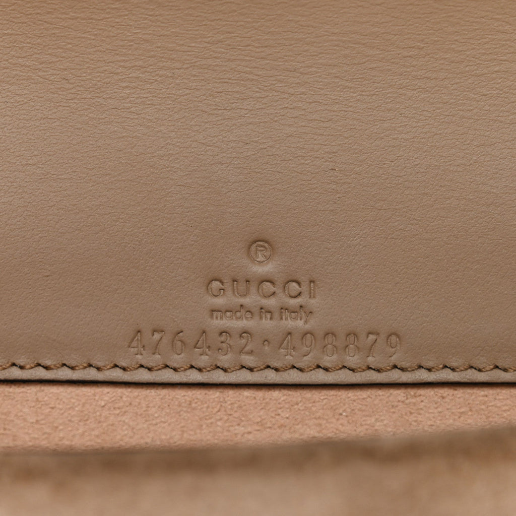 GG Supreme Monogram Super Mini Dionysus Shoulder Bag Taupe