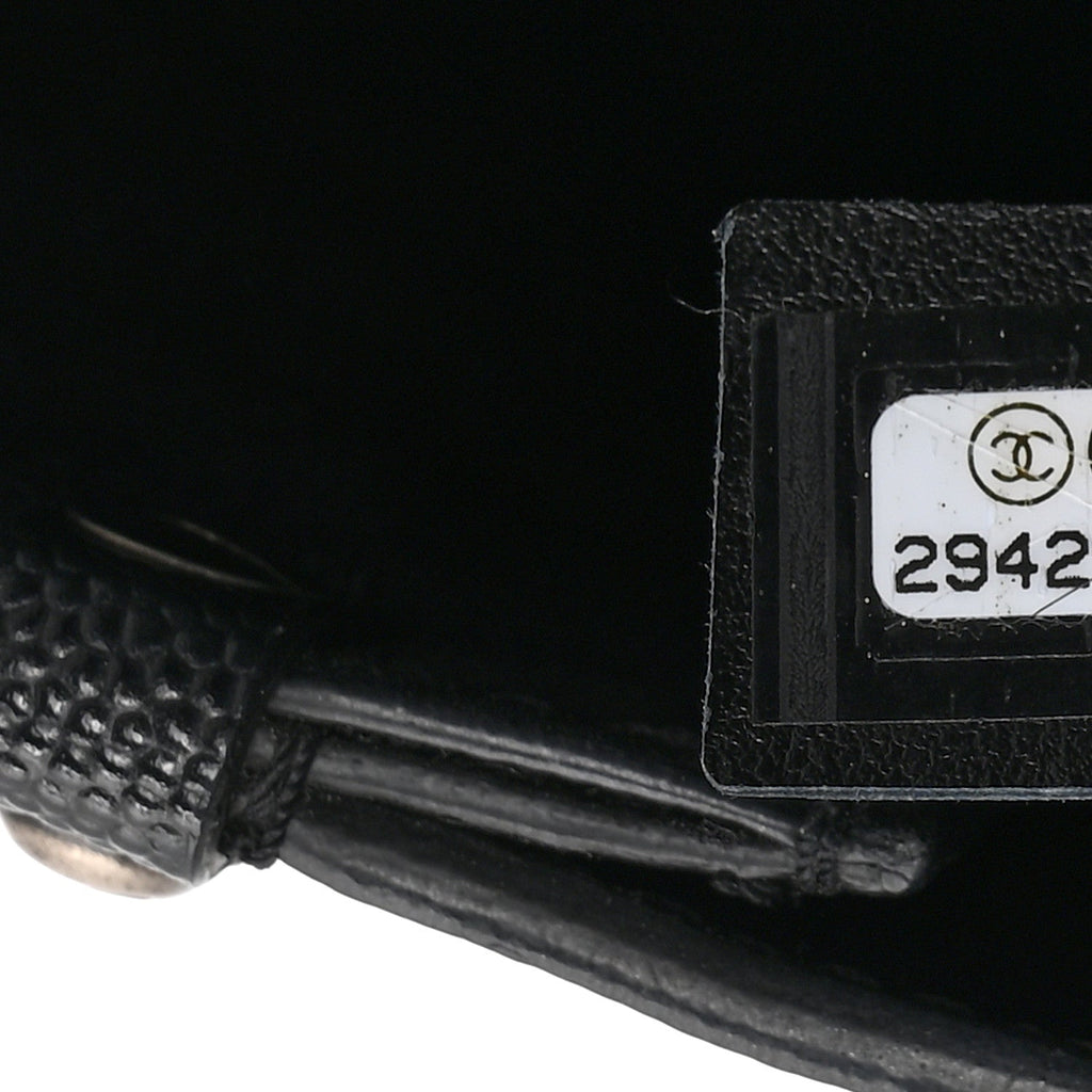 Caviar Small Studded Deauville Tote Black