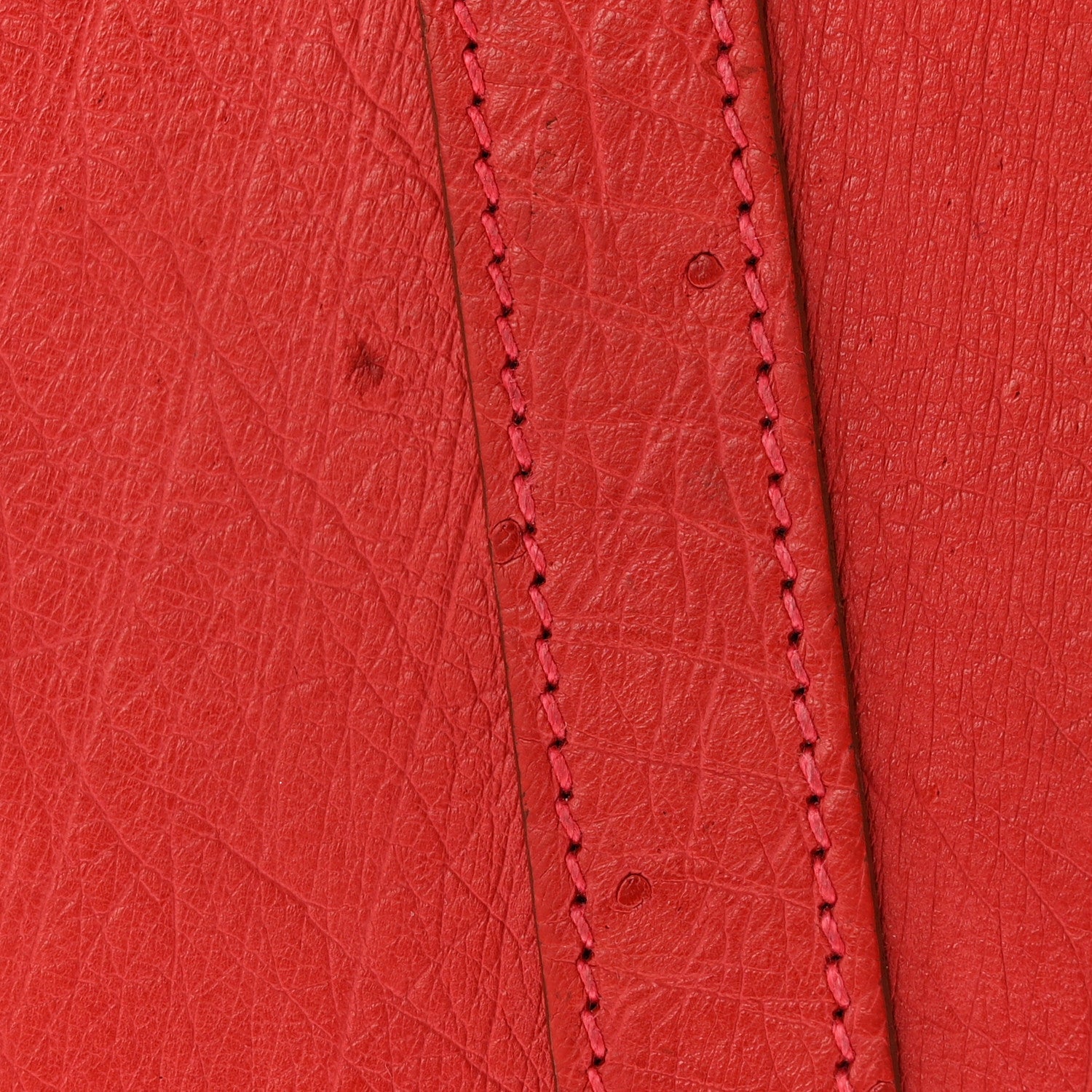Ostrich Birkin 30 Rouge Vif