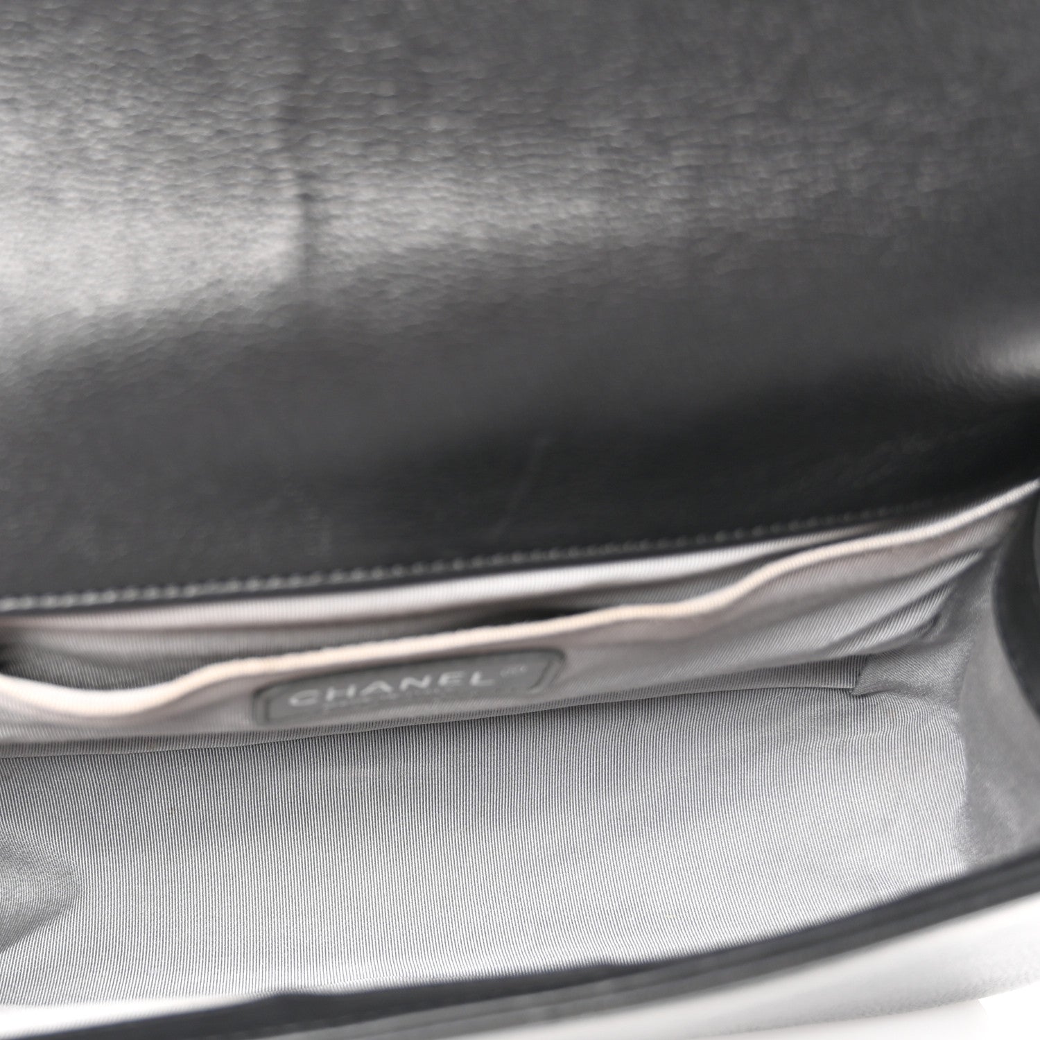 Calfskin Quilted Medium Boy Flap Black