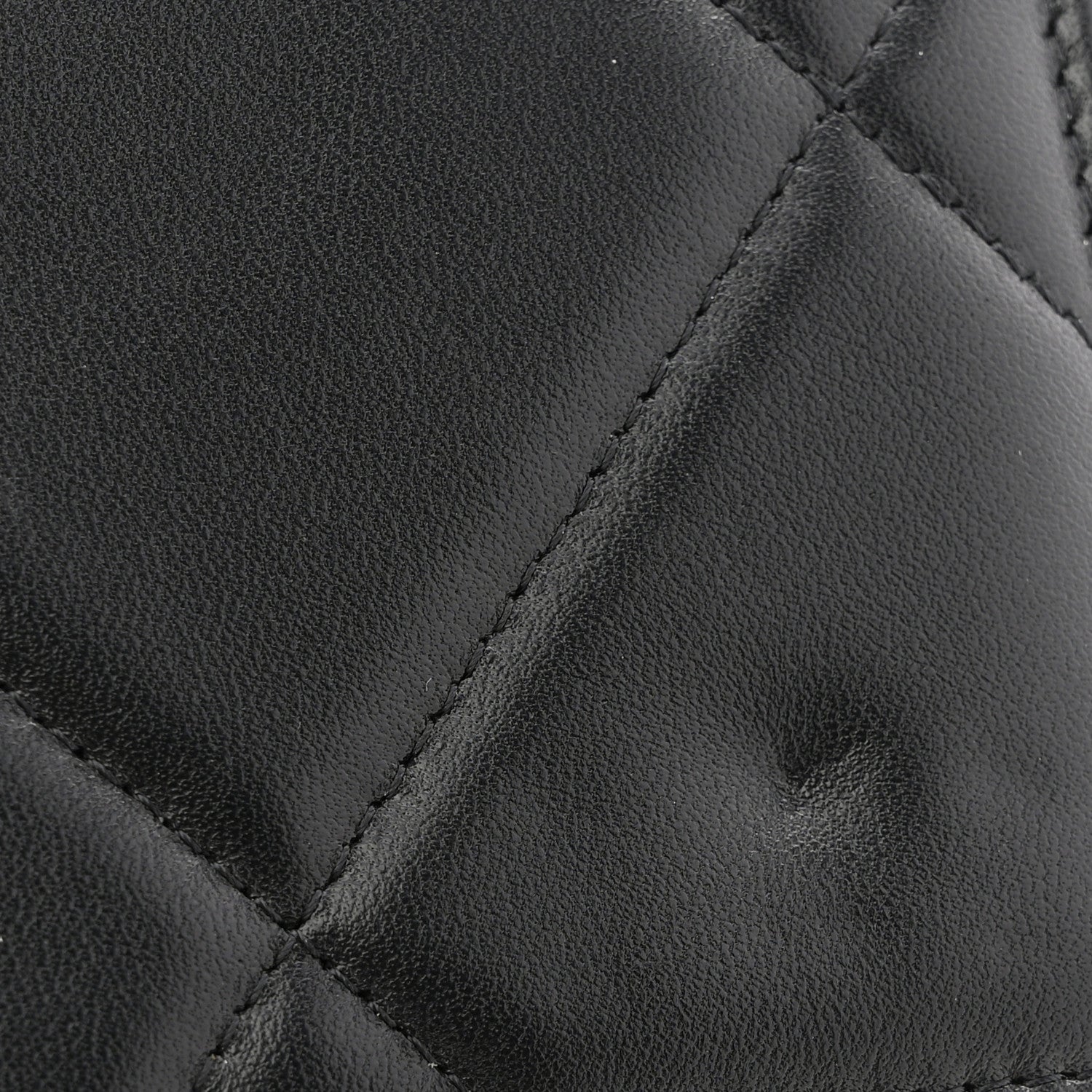 Lambskin Quilted Chanel 19 Wallet On Chain WOC Black