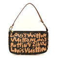 Monogram Graffiti Pochette Accessories Peach