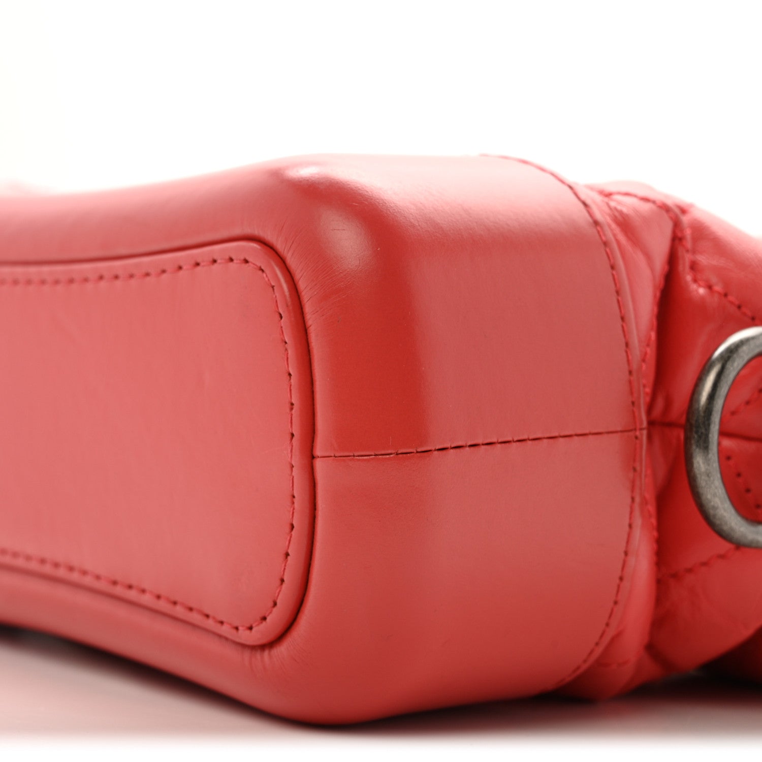 Aged Calfskin Quilted Small Gabrielle Hobo Pink