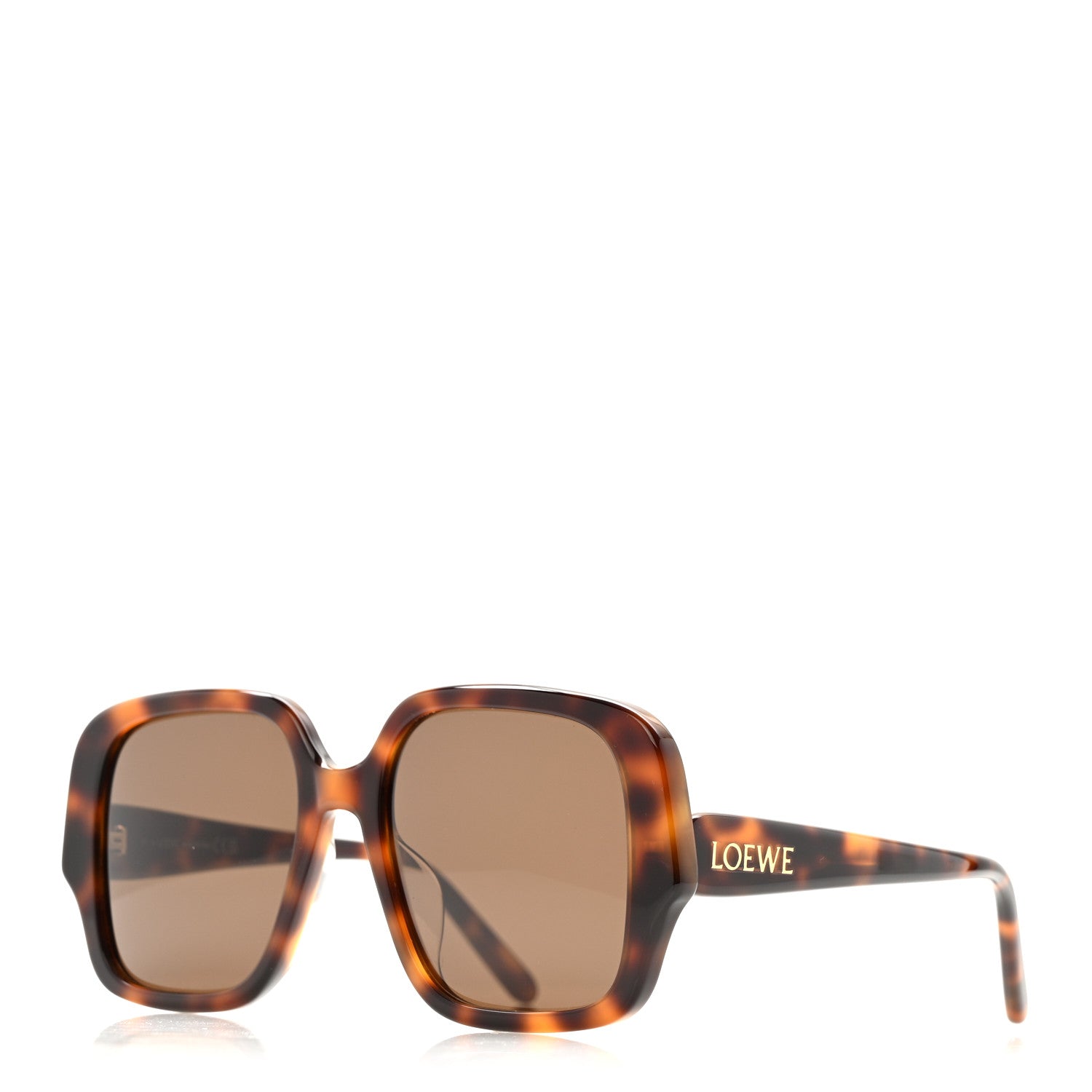 Acetate Square Sunglasses LW40134U Tortoise