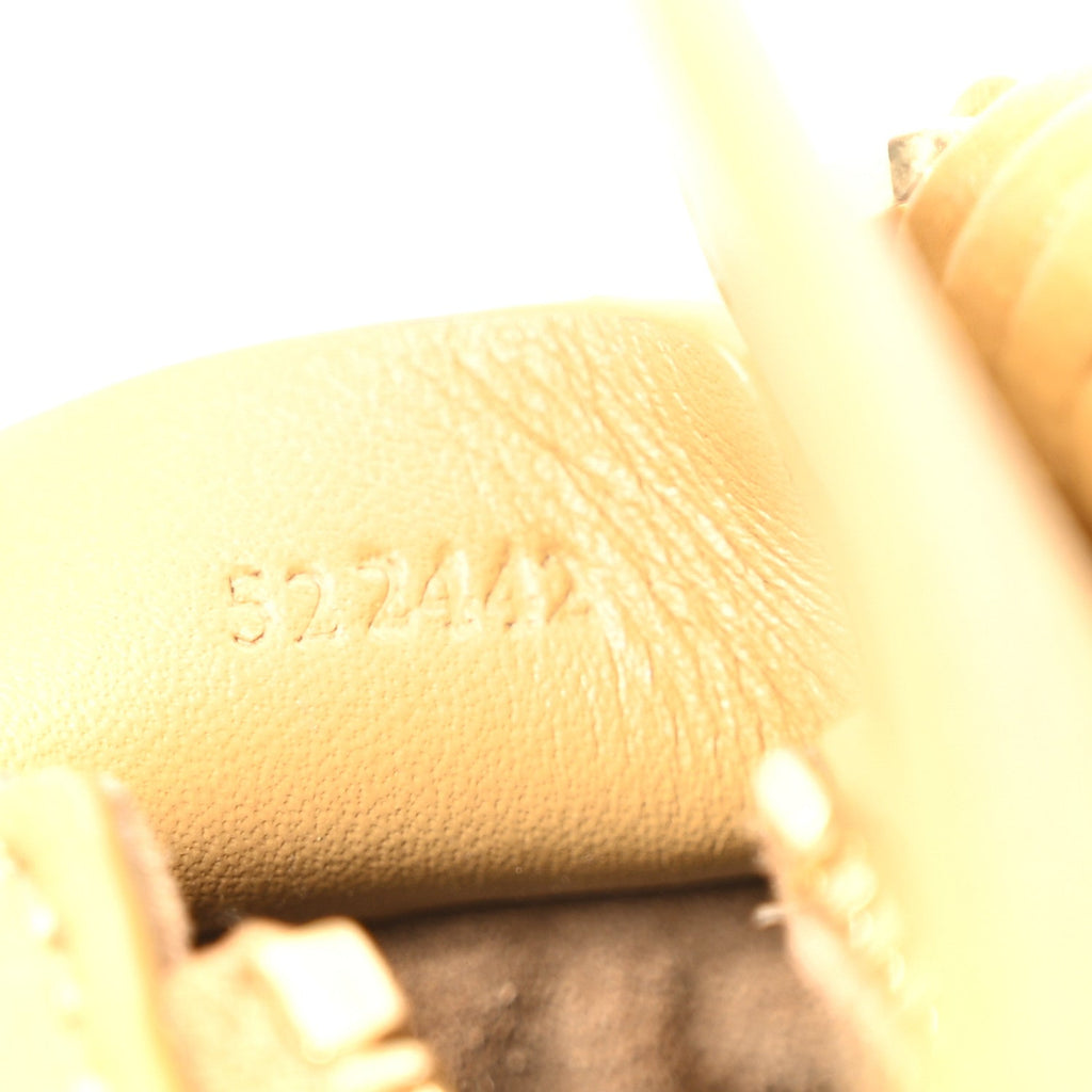 Calfskin Mini Woven Puzzle Bag Sahara