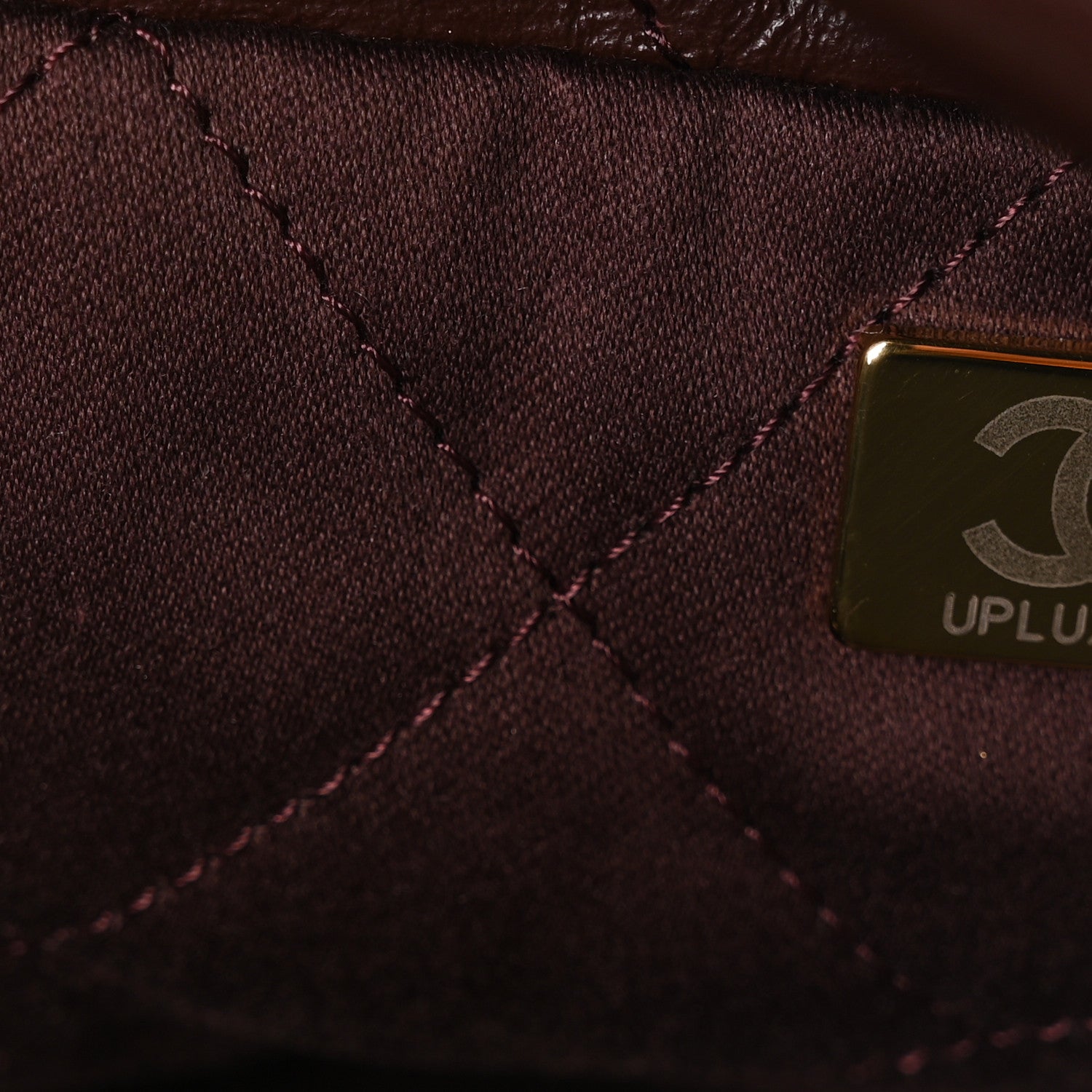 Shiny Calfskin Quilted Small Chanel 22 Dark Brown