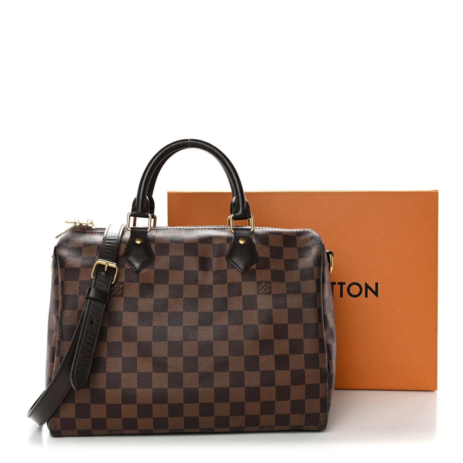 Damier Ebene Speedy Bandouliere 30