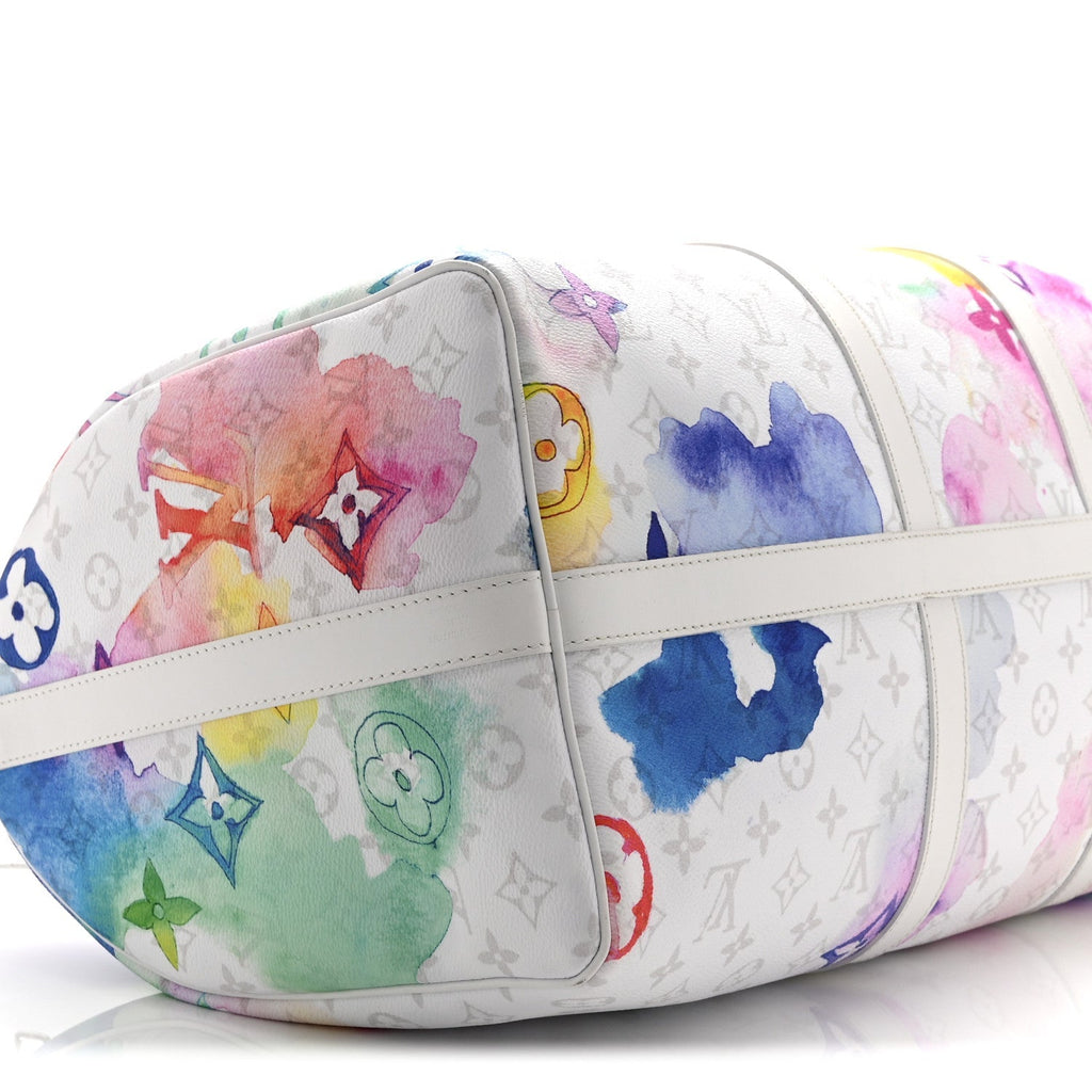 Monogram Watercolor Keepall Bandouliere 50 Multicolor