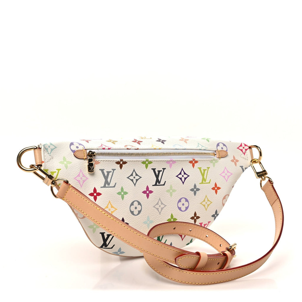 LV X TM Monogram Multicolor High Rise Bumbag White